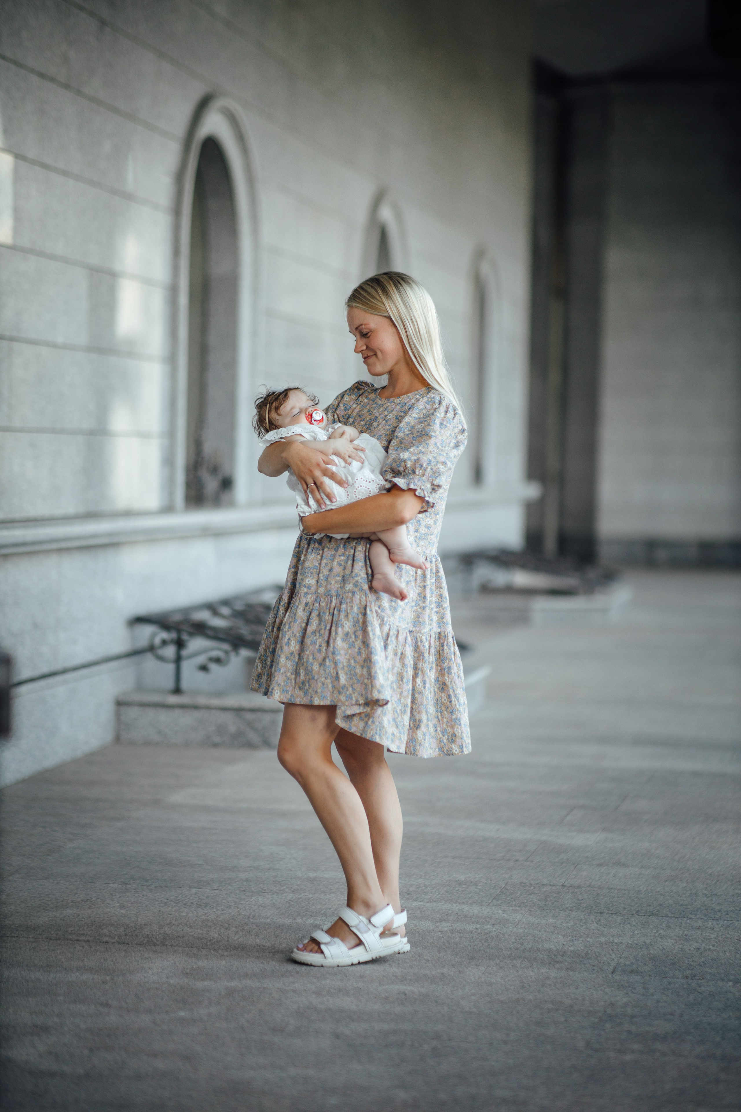 Крещение Аделины, храм Святой Троицы, июль 2024