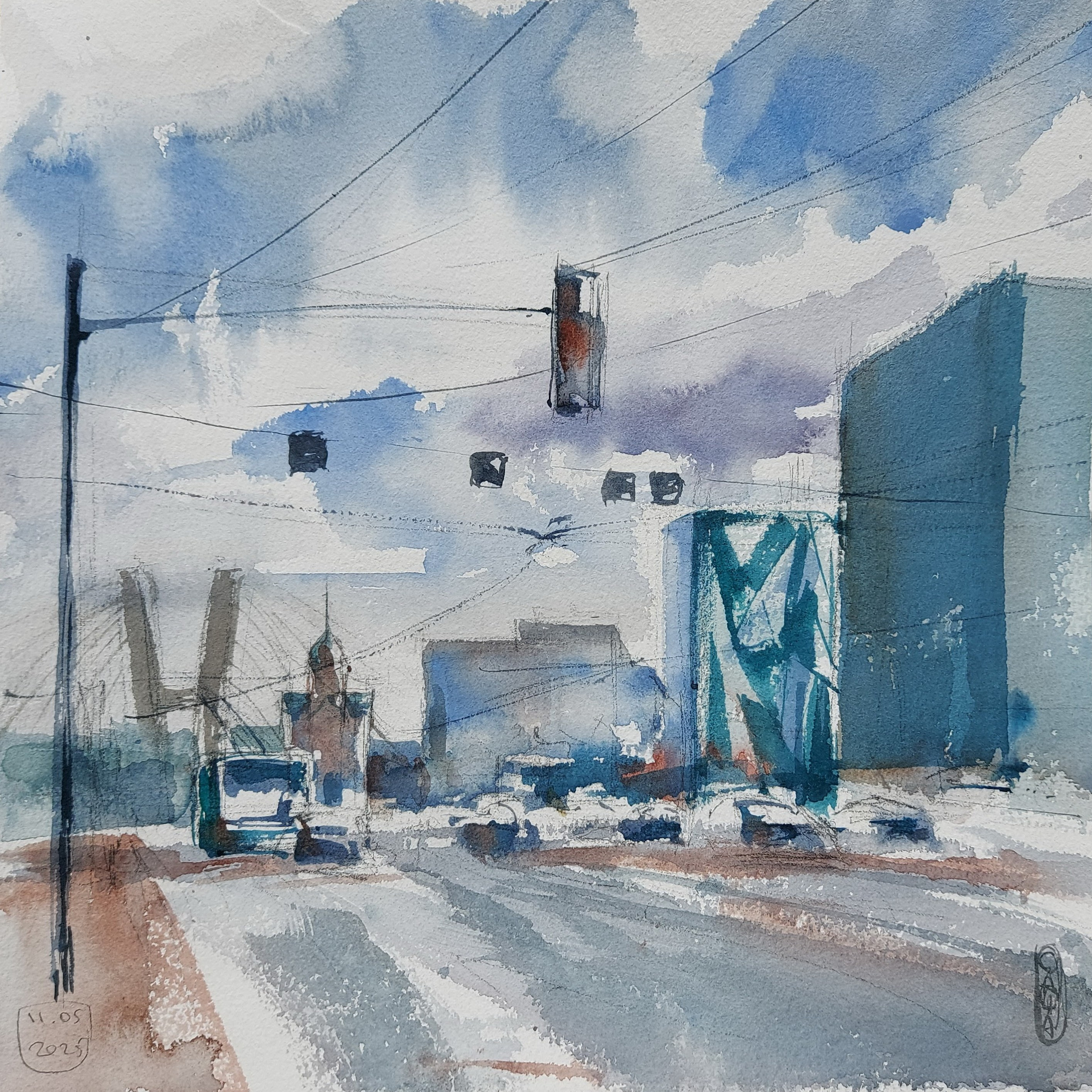 At the heart of Novosibirsk, Russia | May 2025 | 26 x 26 cm