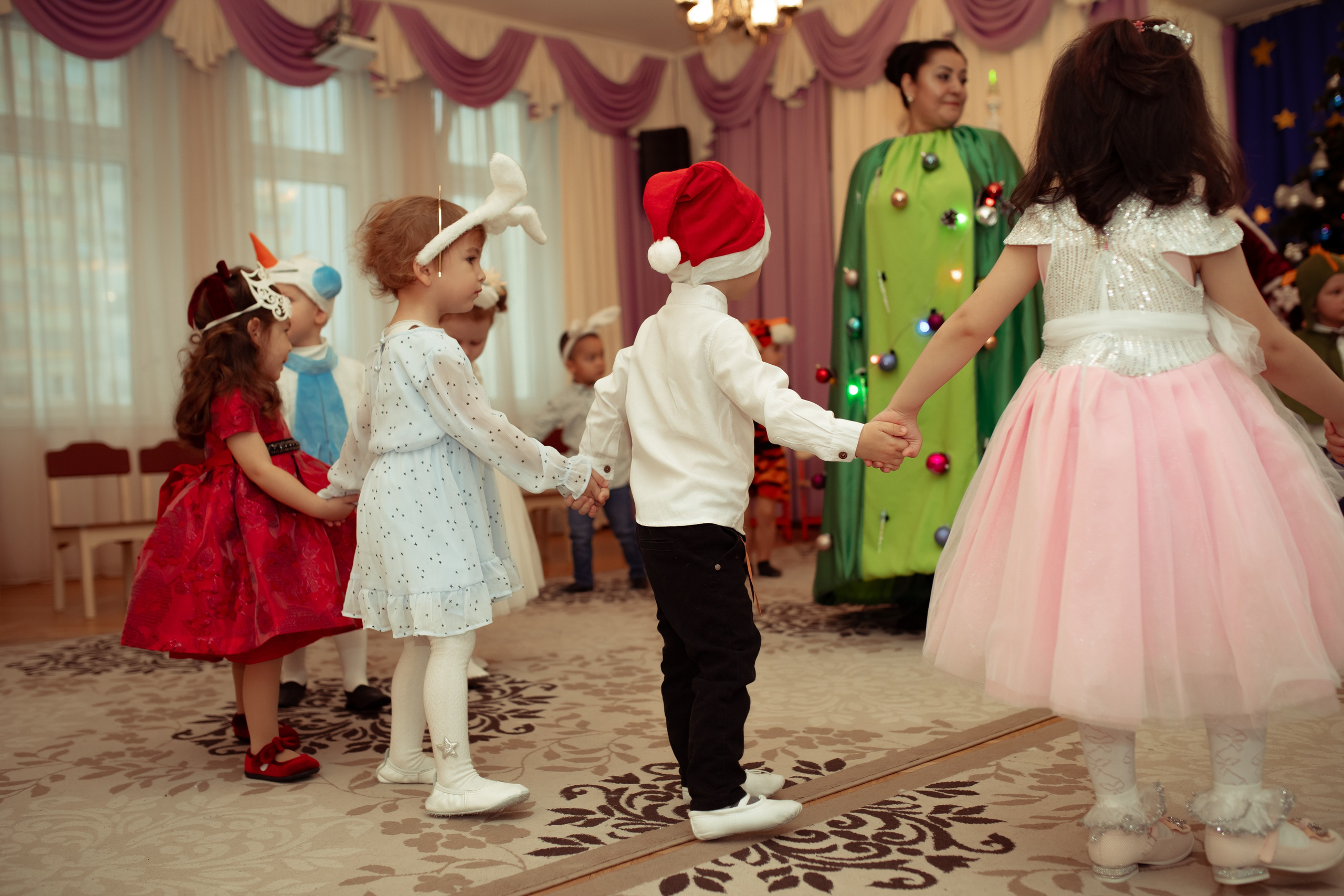 Новогодний утренник в детском саду. Семейный и детский фотограф в Москве Дорогова Екатерина