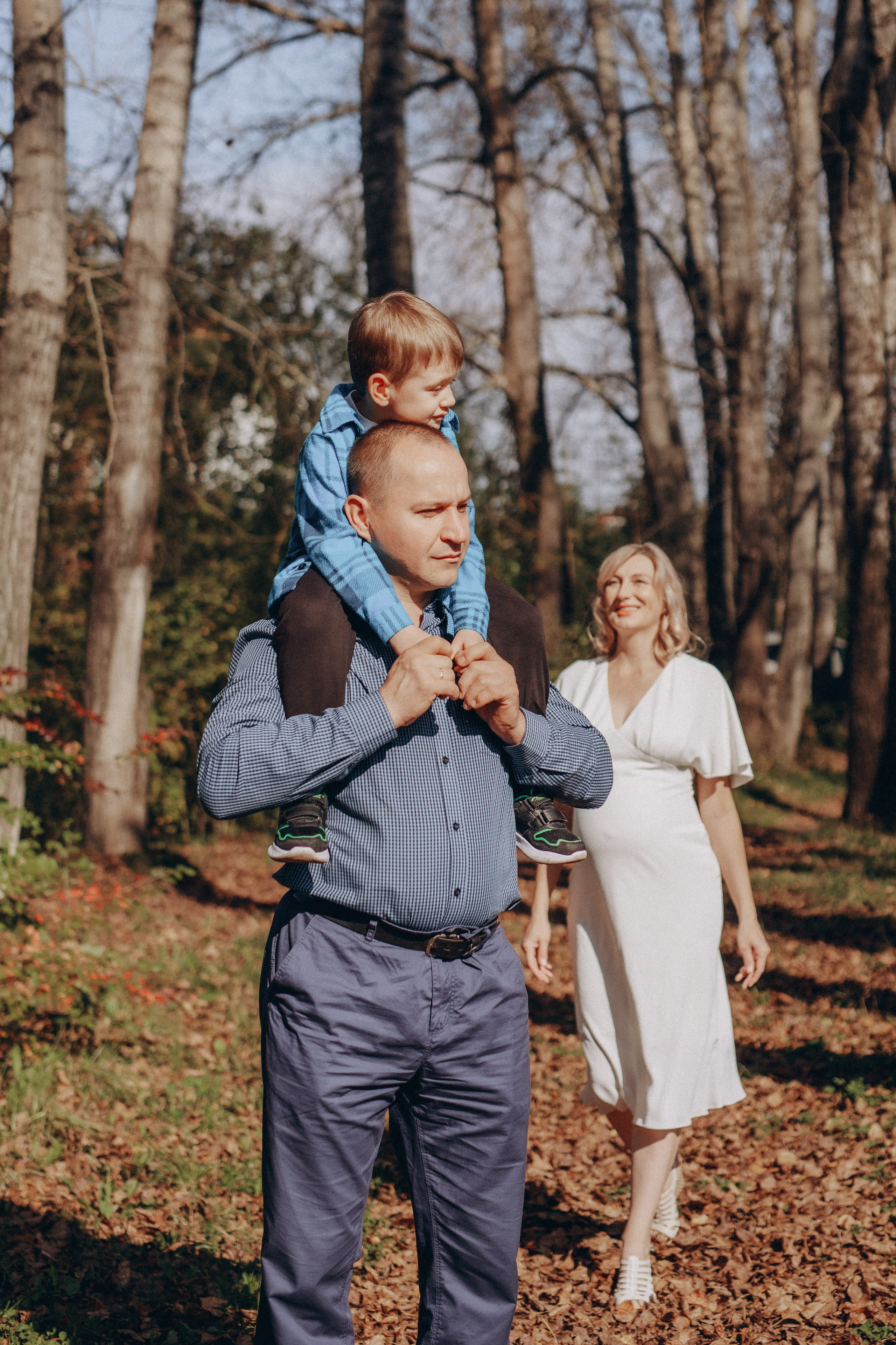 Елена и семья. Фотограф Анастасия Петрова