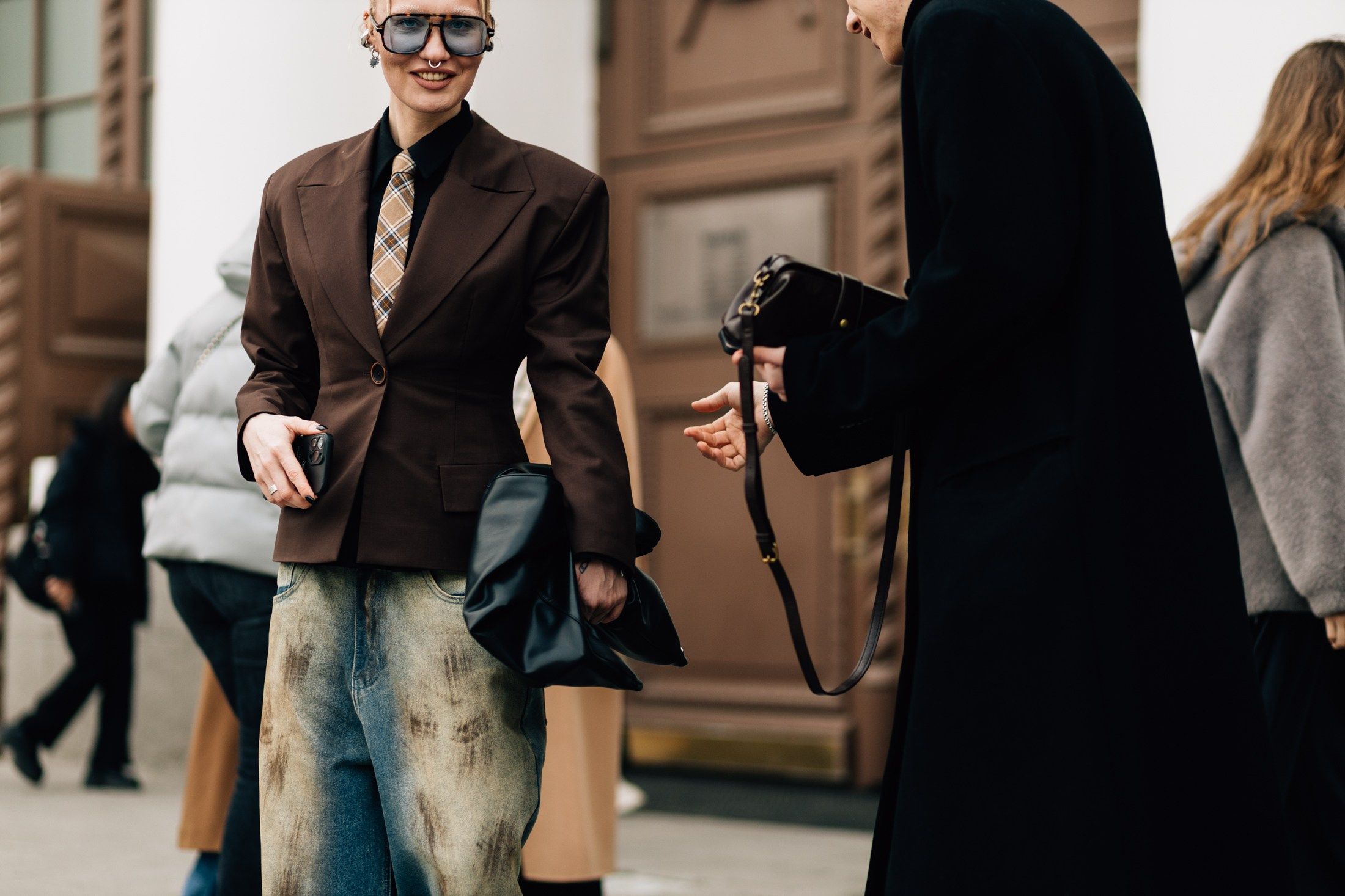 Moscow Fashion Week Streetstyle Day 1. Shami Pezhonov Photography