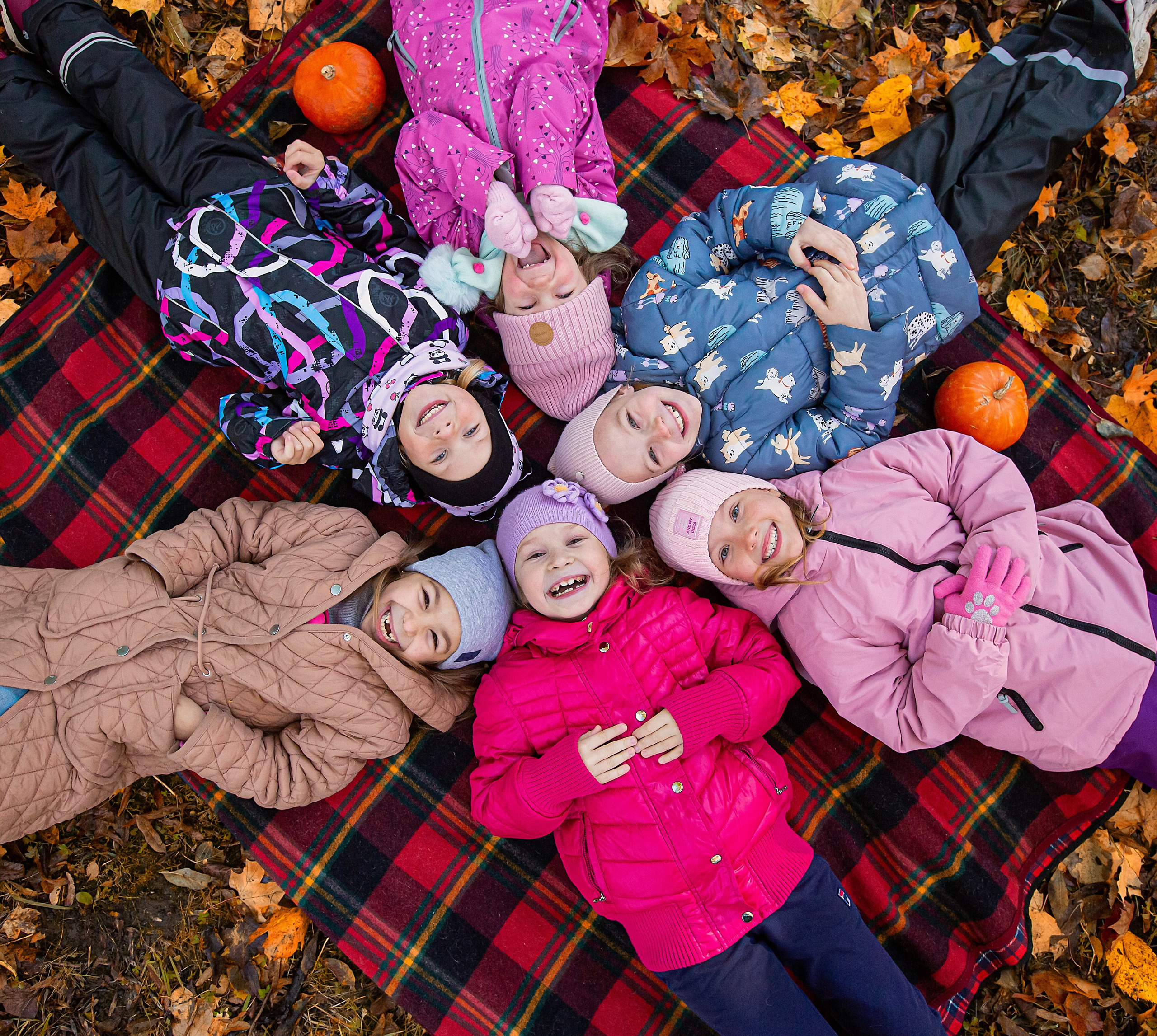 Осень в детском саду. Свадебный, семейный, детский фотограф в Санкт-Петербурге