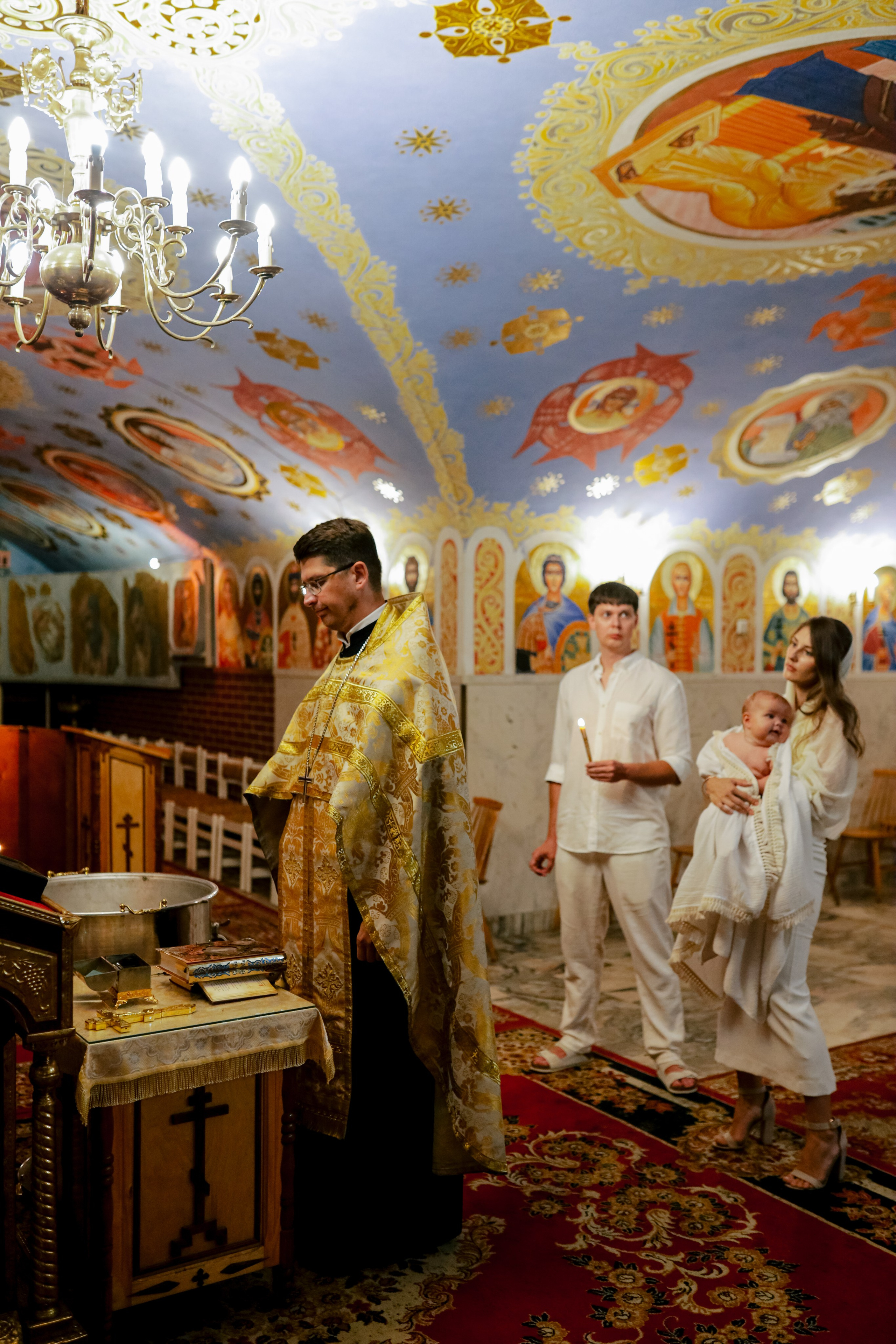 Крещение Адрианы. Свадебный и семейный фотограф в Варшаве