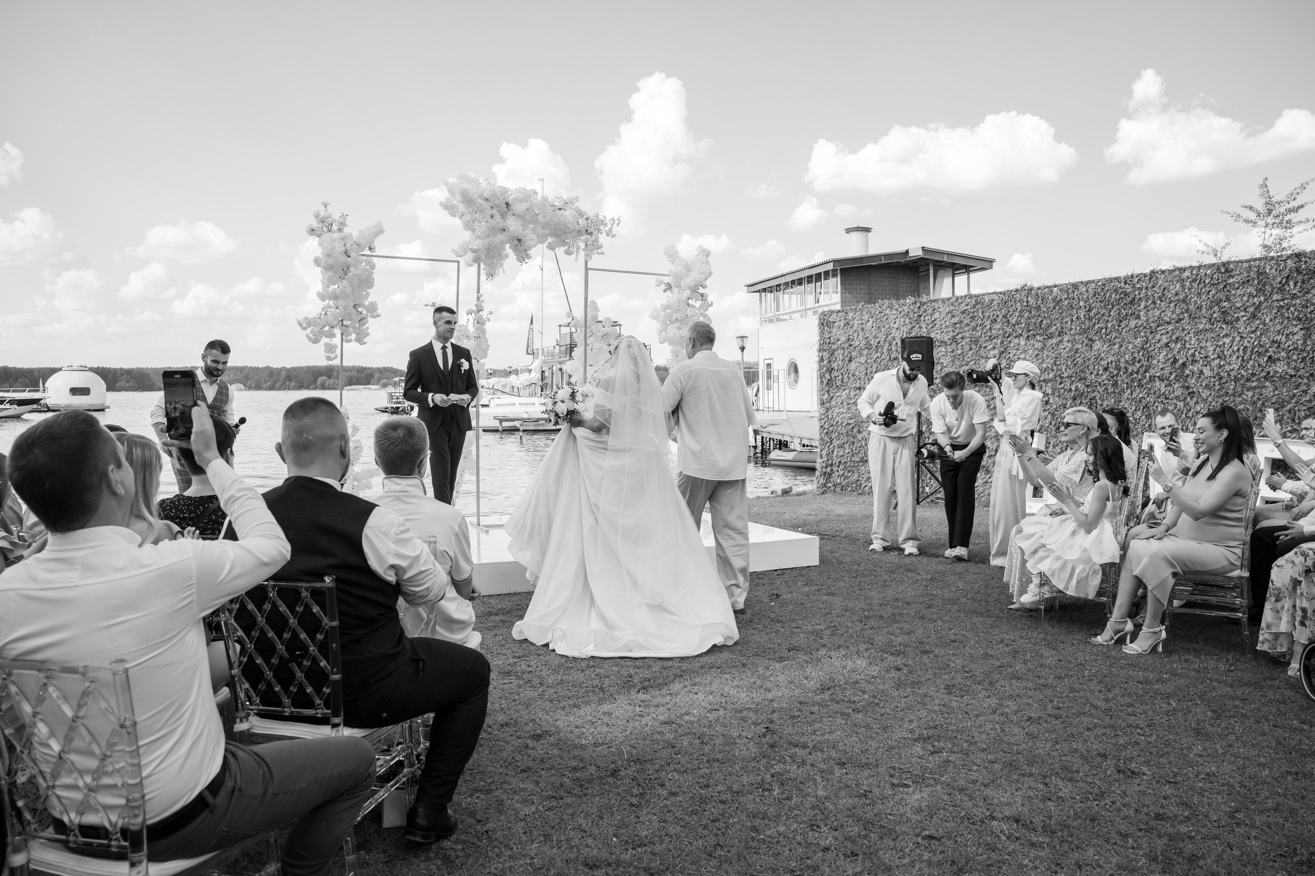 Ольга и Вадим, яхт-клуб «Портофино». Свадебный и репортажный фотограф (Москва, Королев и другие)