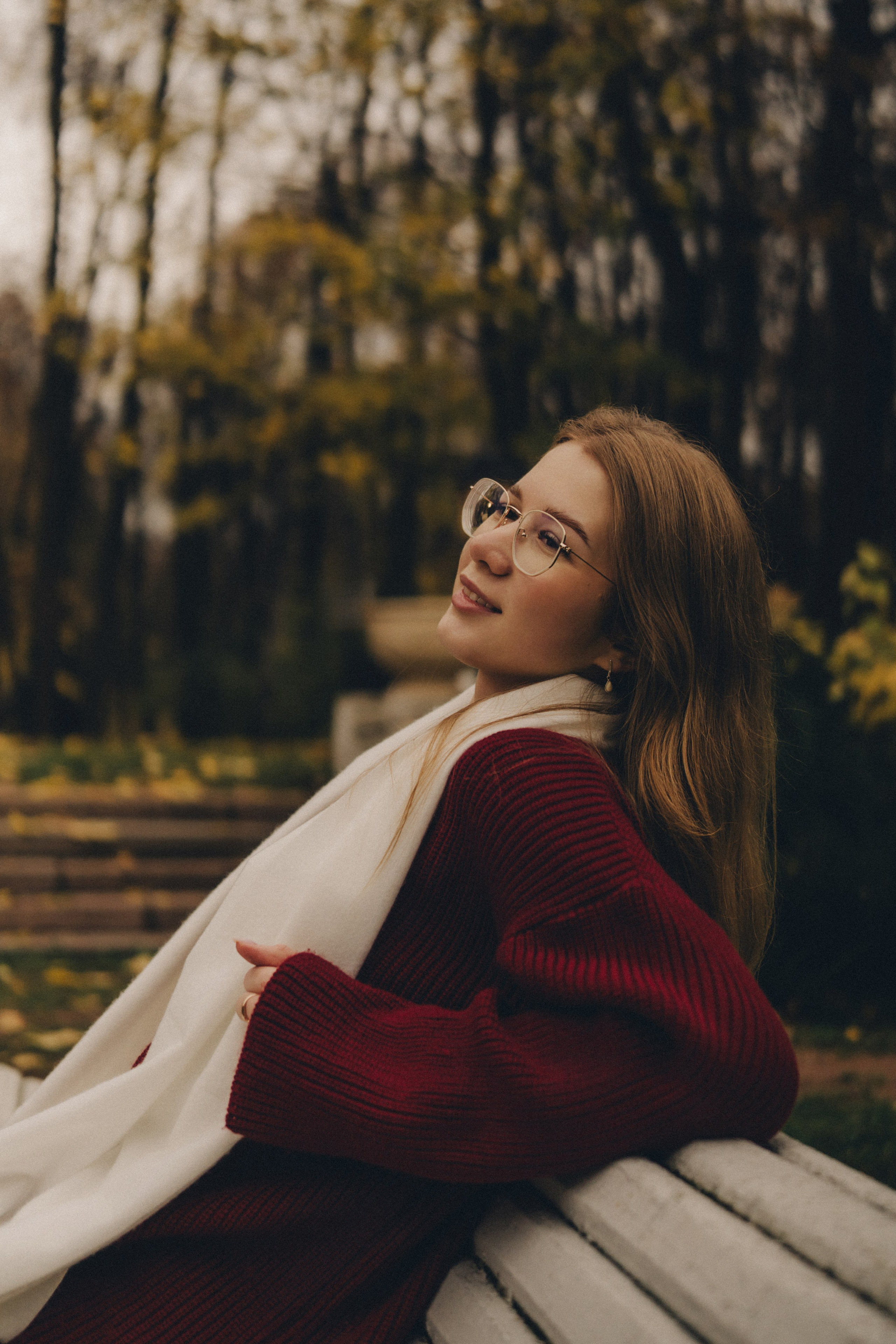 Ирина | осенняя фотосессия Нескучный сад. Портретный фотограф Москва