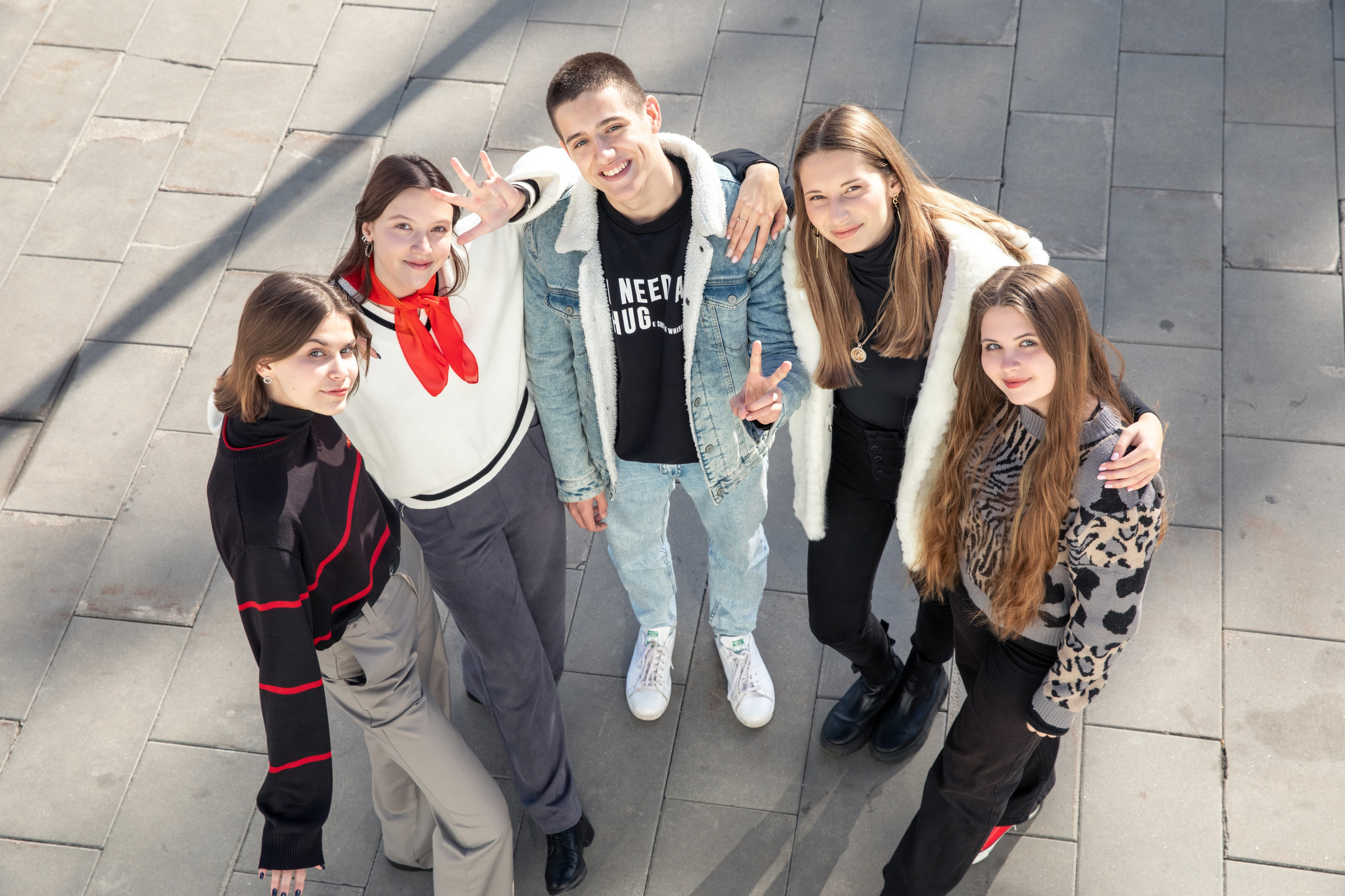 Фотосъемка на улице, в парке для школьников 9-х и 11-х классов. Выпускные альбомы Евгении Виноградовой г. Липецк