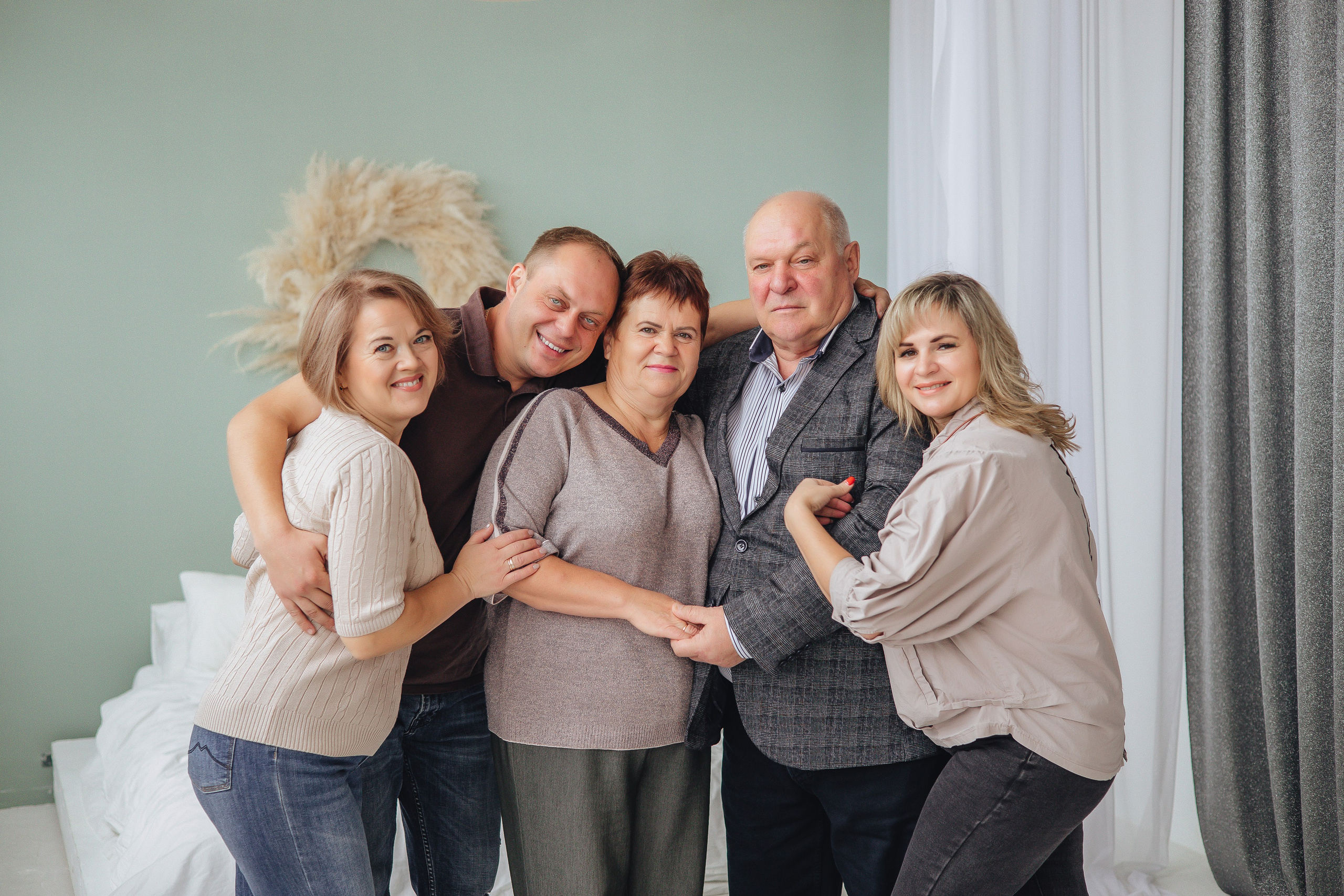 Большая семья. Студия. Свадебный и семейный фотограф Пушкин Царское Село СПБ Питер Санкт-Петербург и Рязань Ольга Козлова