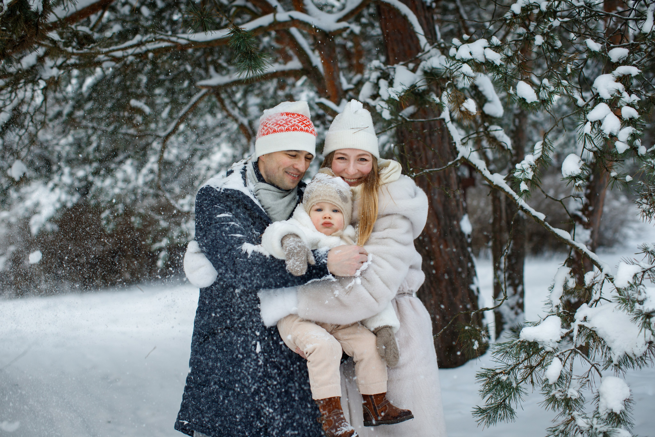 Зимние объятия. Детский и семейный фотограф Мария Киселёва. Москва