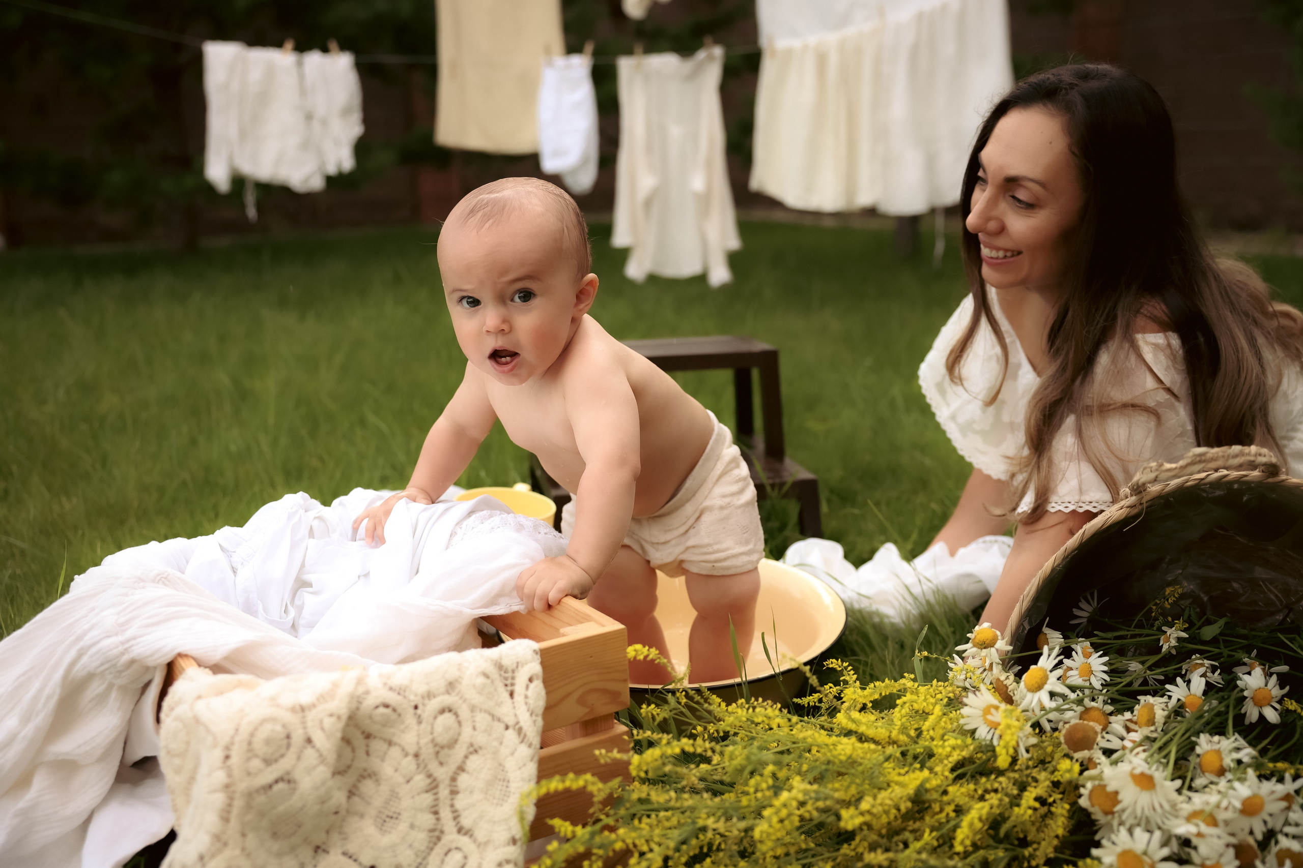 Большая стирка. Ваш семейный newborn и lifestyle фотограф в СПБ Наталья Журавлева