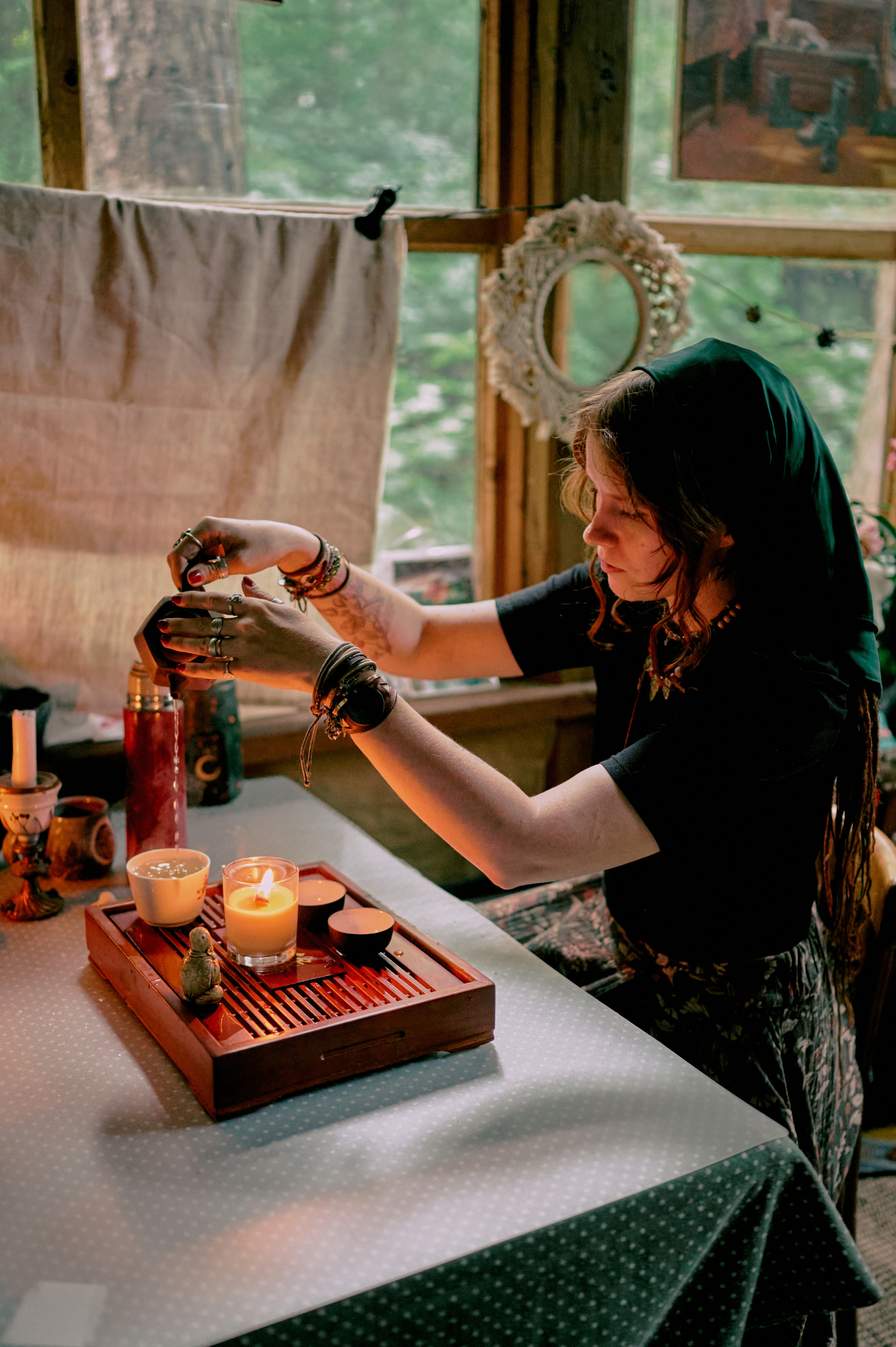 Настасья. В мастерской художника. Фотограф анималист в Казани Алина Сулейманова. Фотограф животных