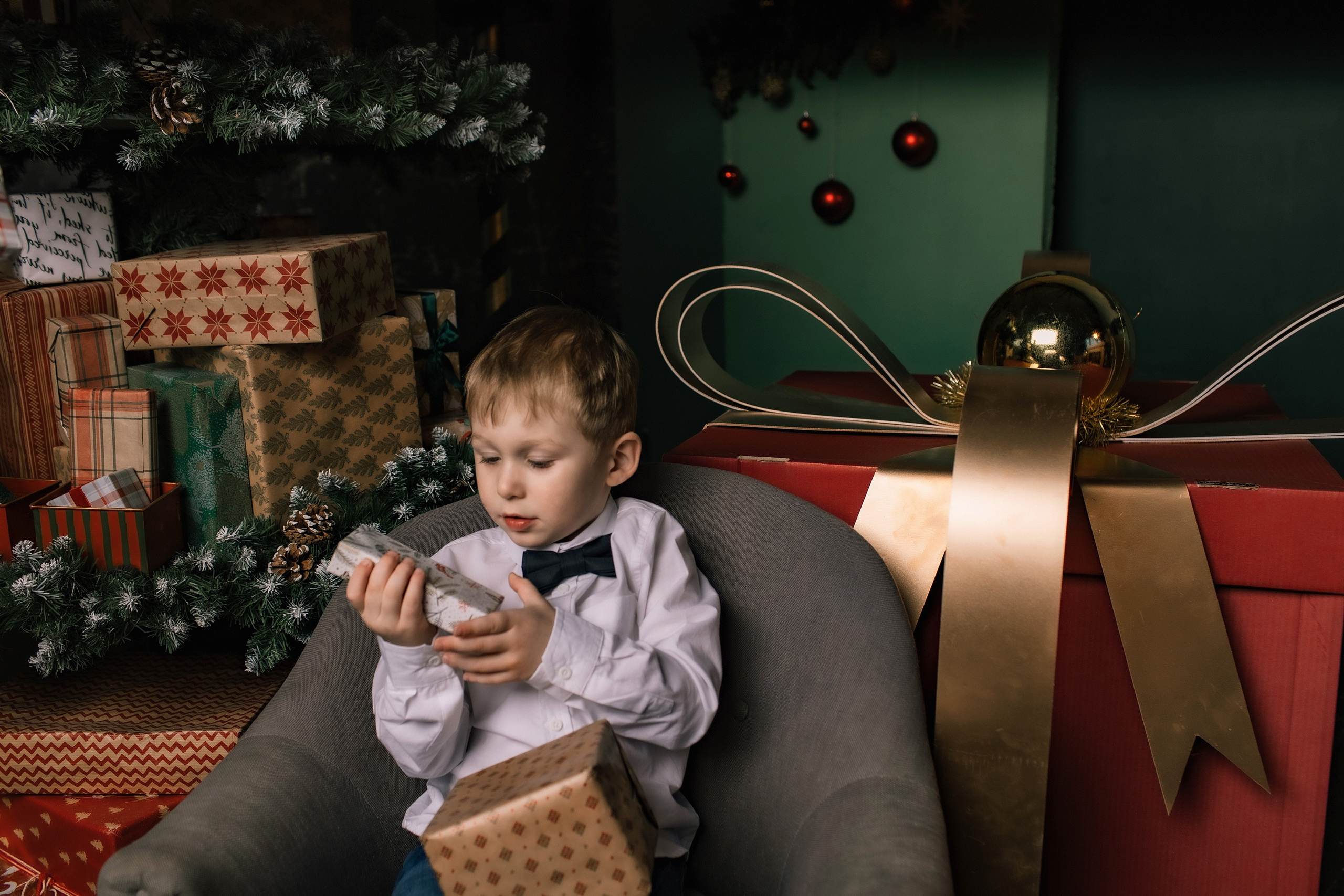 Студия Культура. Семейная новогодняя съемка. Фотограф Софья Васильковская