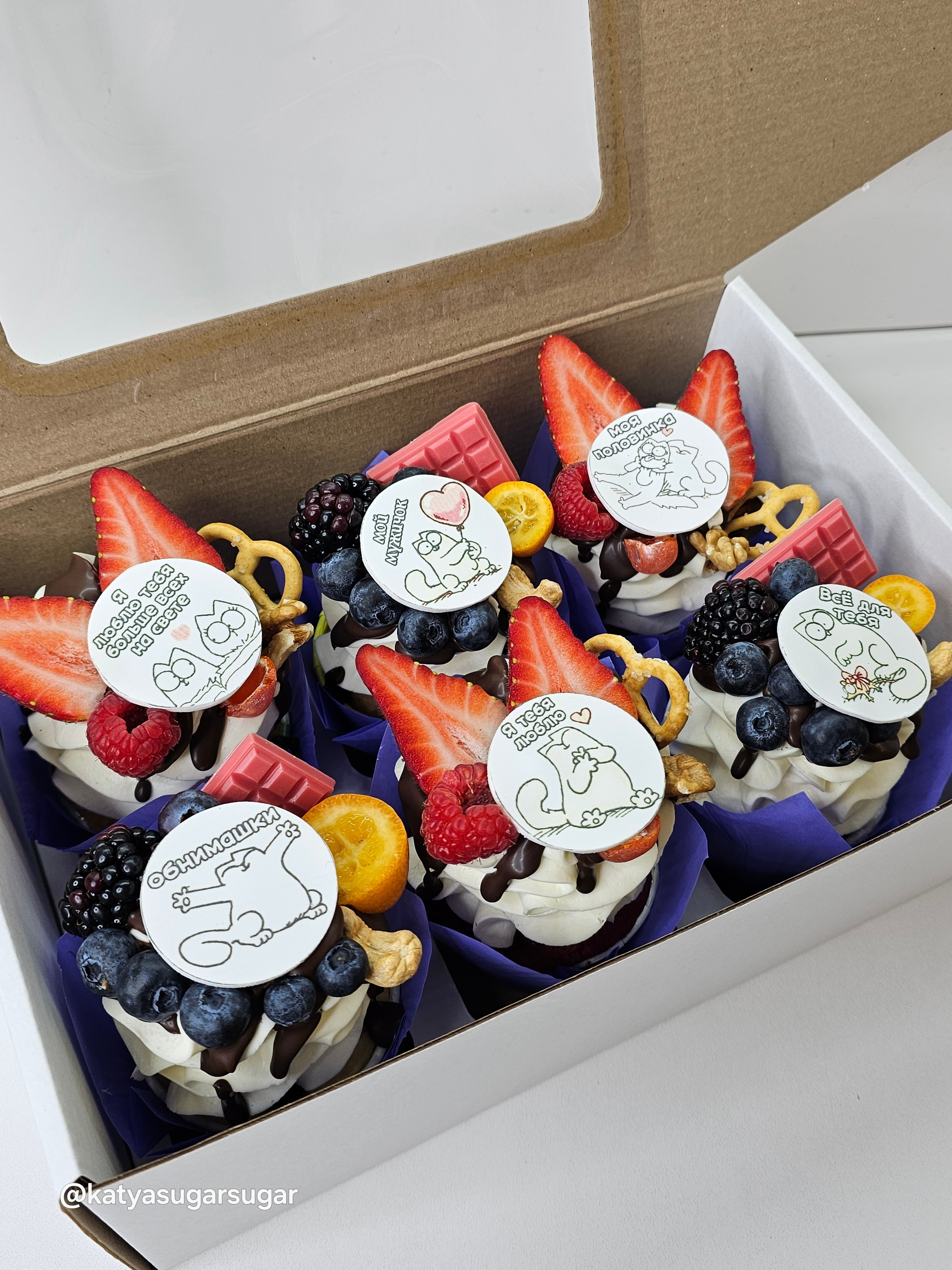 Капкейки стандартные. Katyasugarsugar капкейки, зефир, торты Москва