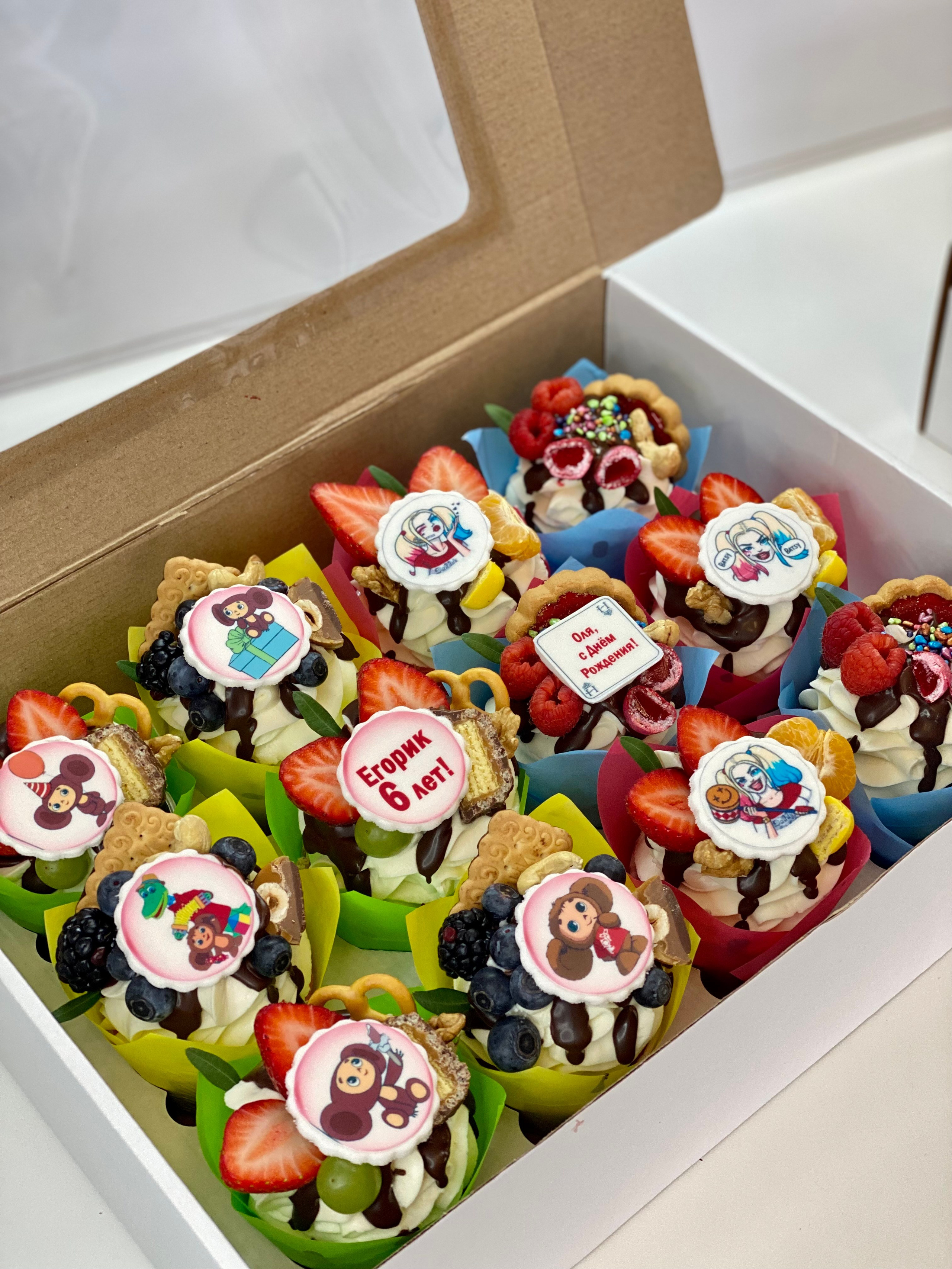 Капкейки стандартные. Katyasugarsugar капкейки, зефир, торты Москва