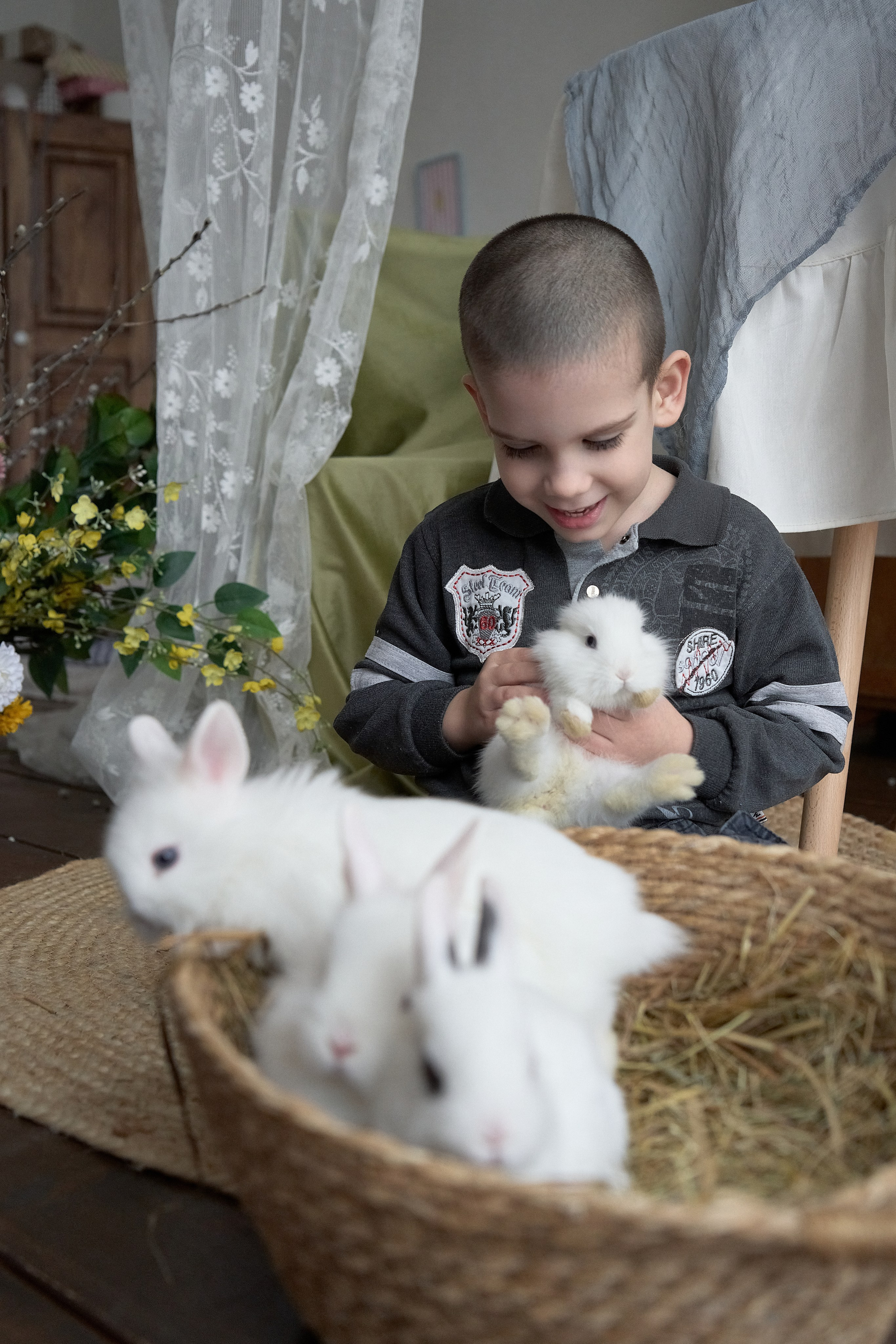 Пасхальная фотосессия с животными в Краснодаре