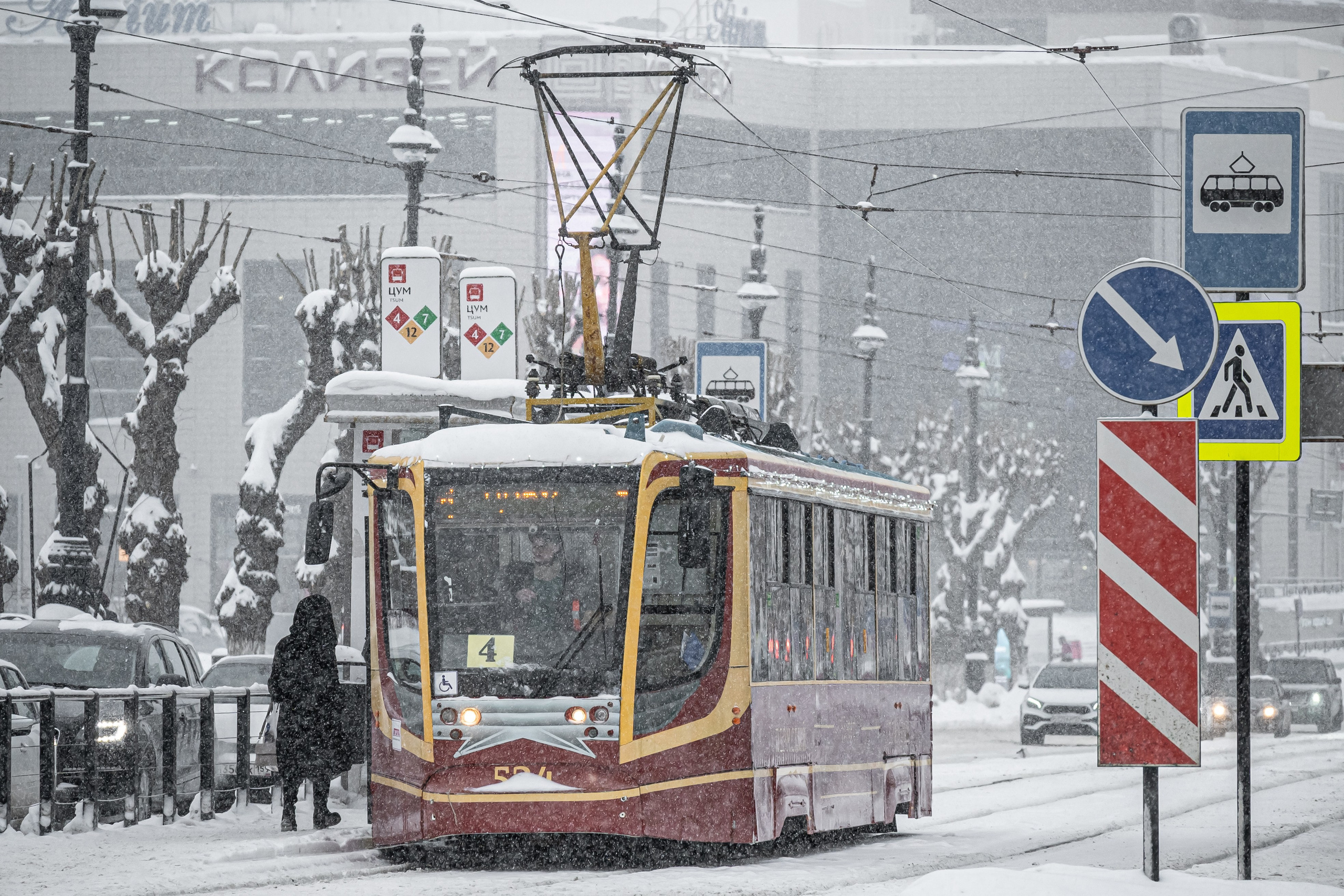 Снегопад. Репортажный фотограф