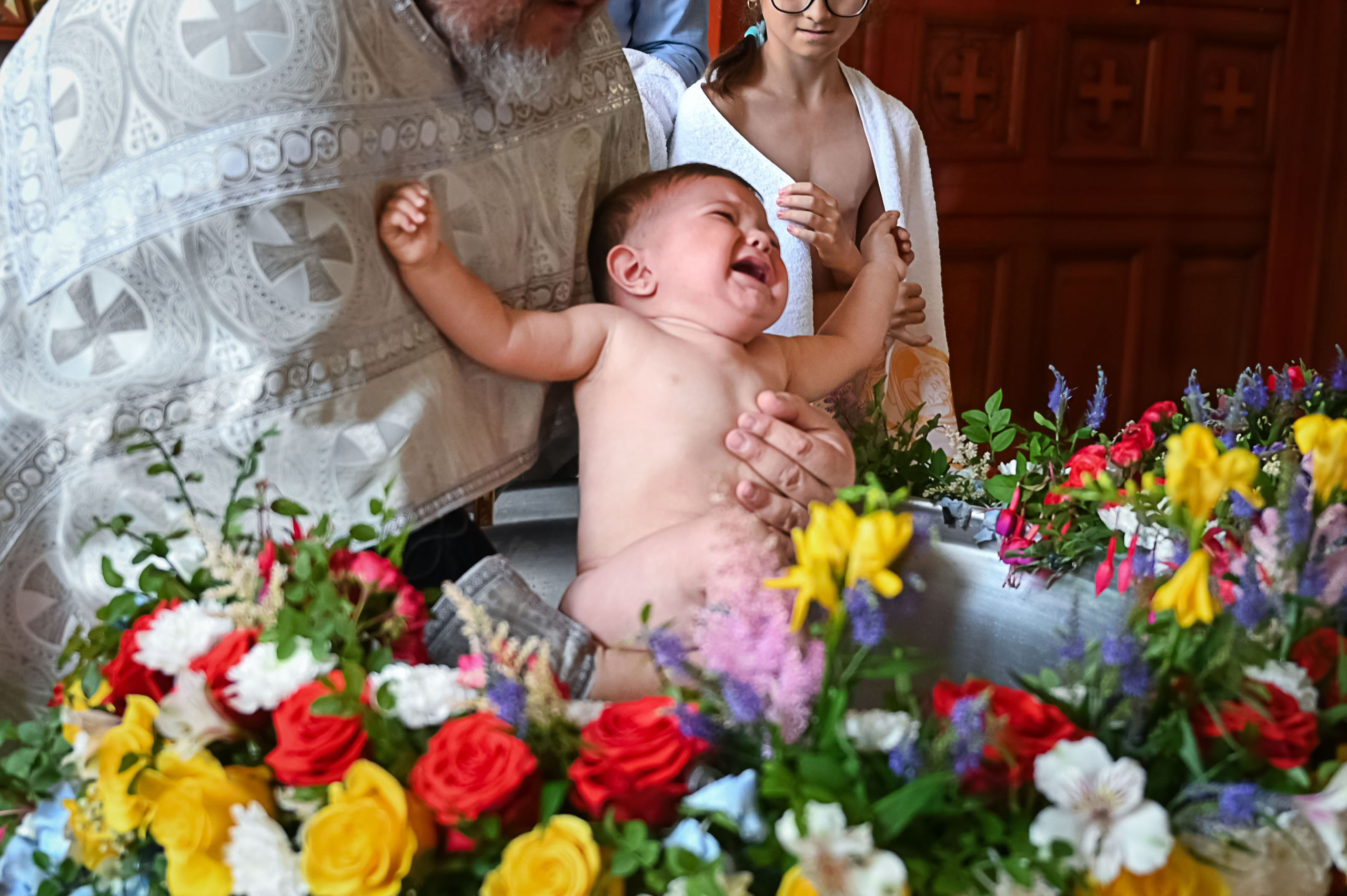 Крещение Владимира, Полины Вероники. Семейный фотограф в г. Воскресенск Наталия Молева