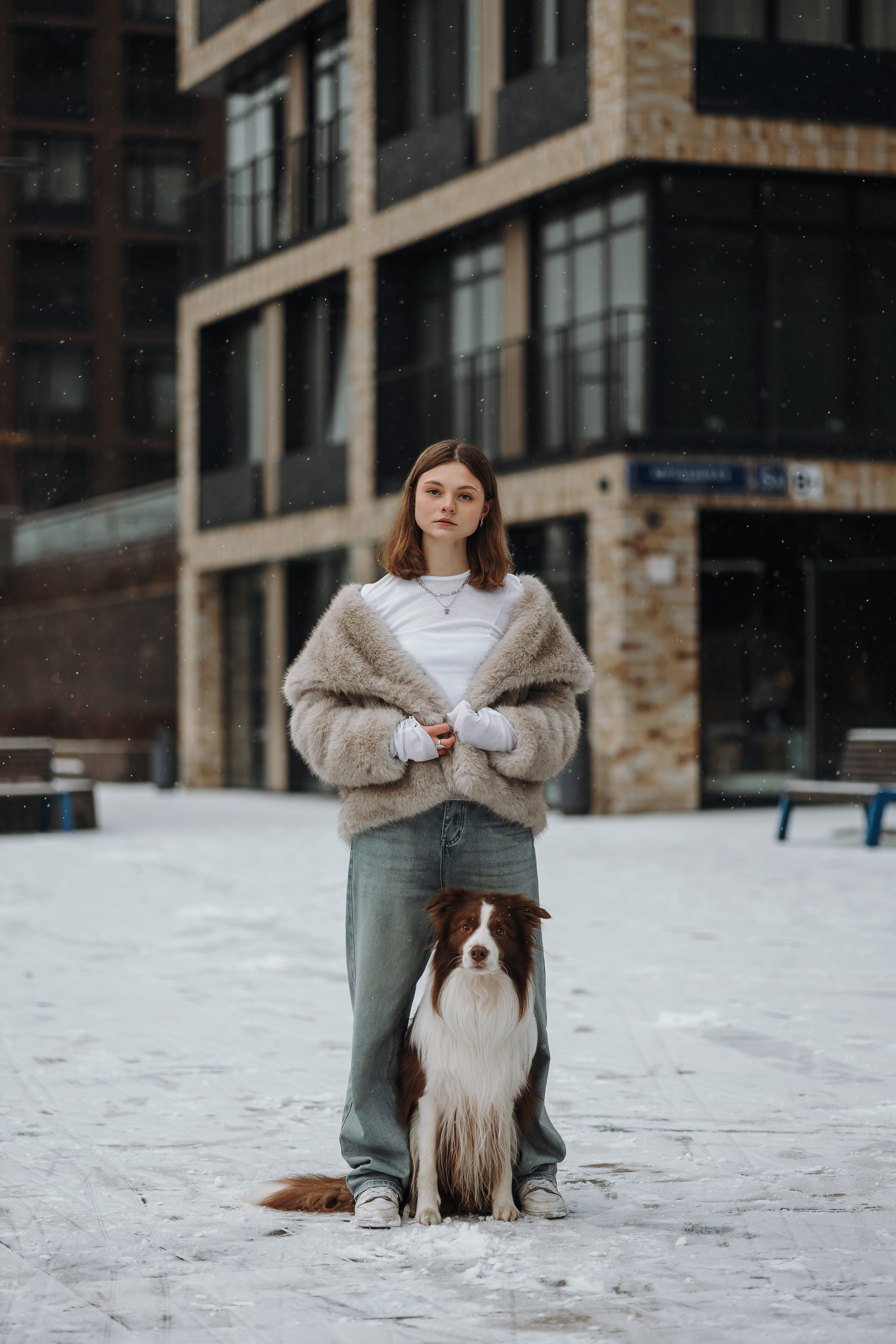 Маша и Брауни. Фотограф-анималист в Санкт-Петербурге Алина Яхонт