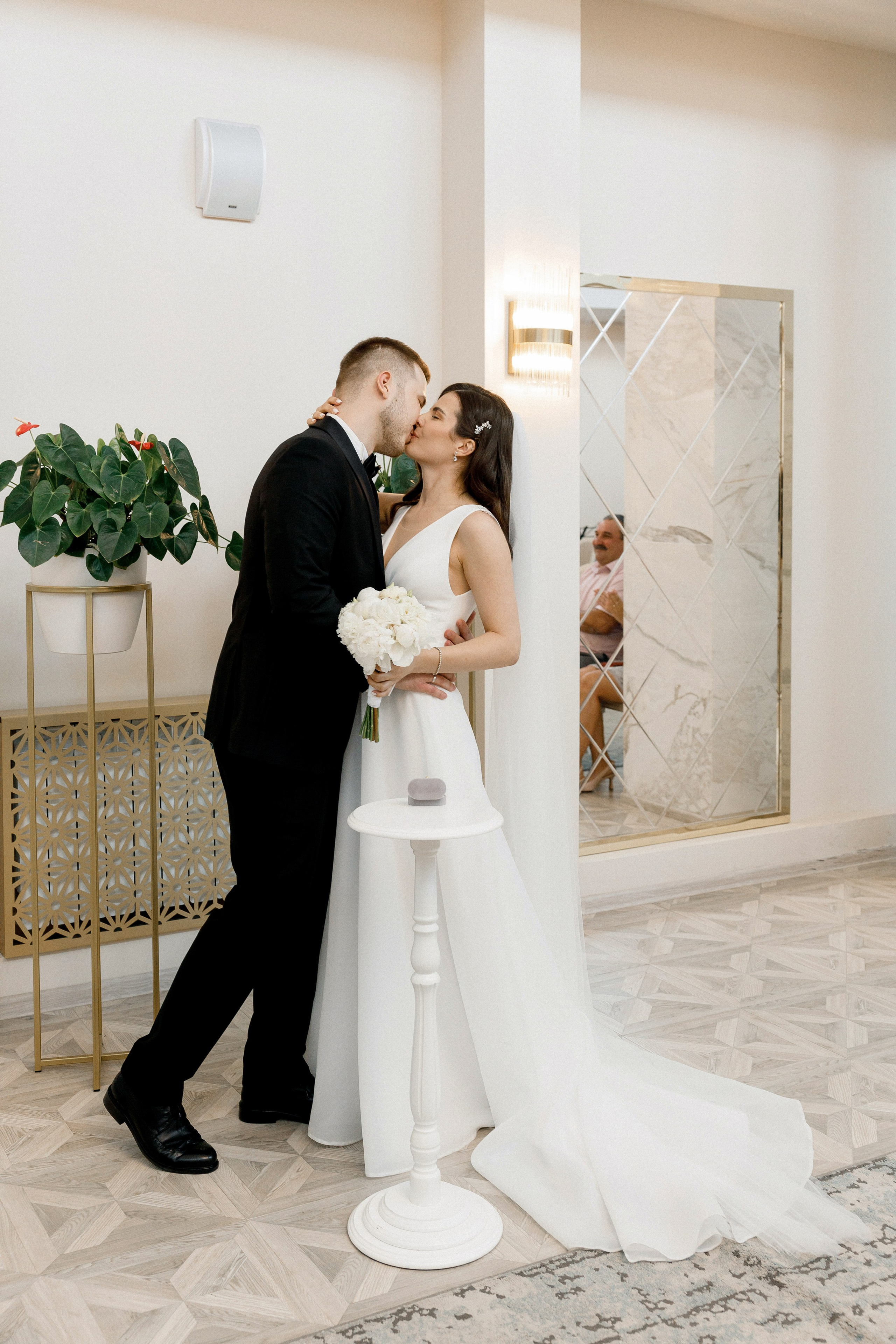 Свадебный ужин в Ресторане Michel на Красной Пресне. Свадебный фотограф в Москве и Санкт-Петербурге Денис Ходюков