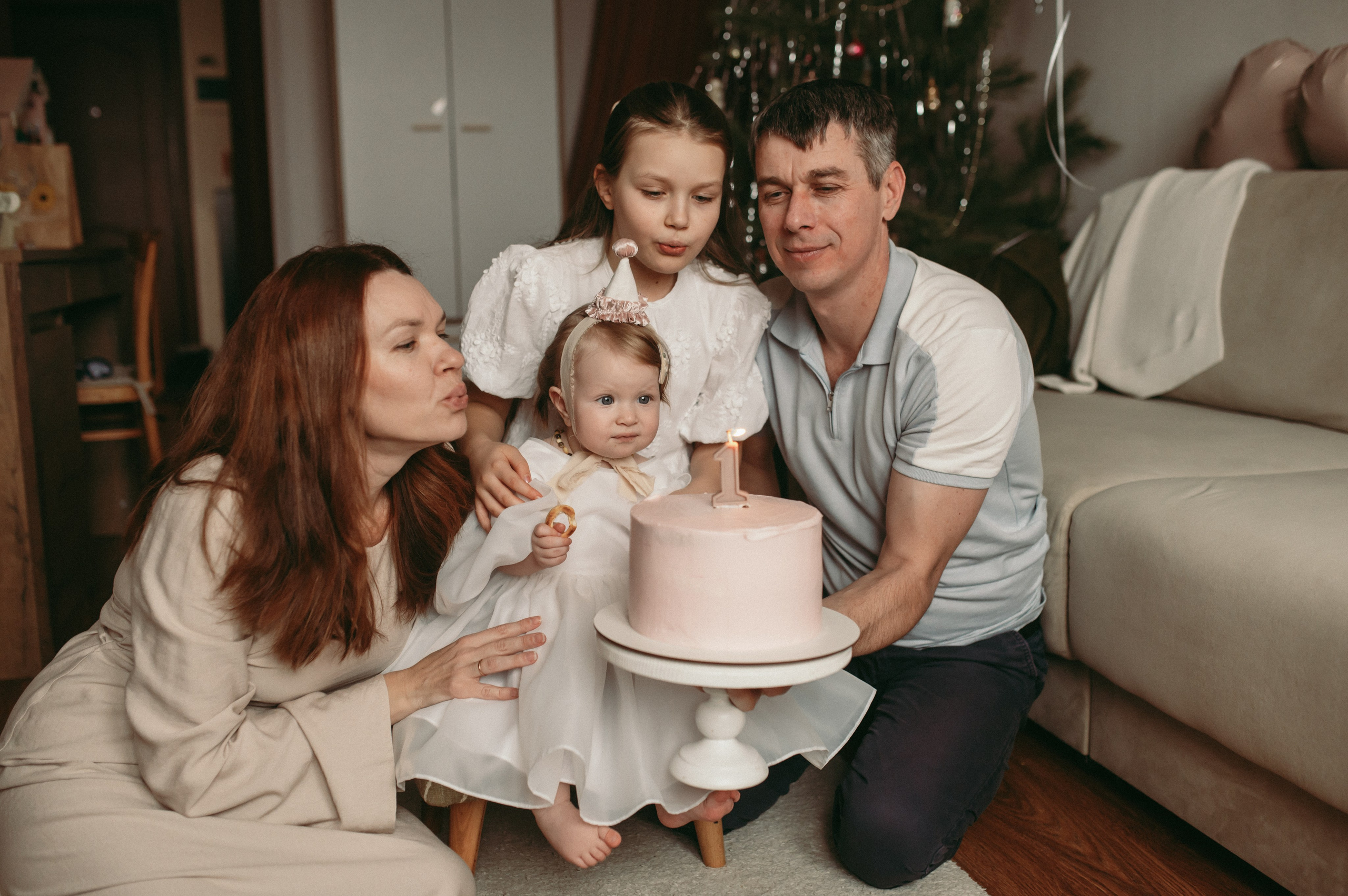 Машеньке 1 годик. Семейный фотограф МОСКВА/Королёв