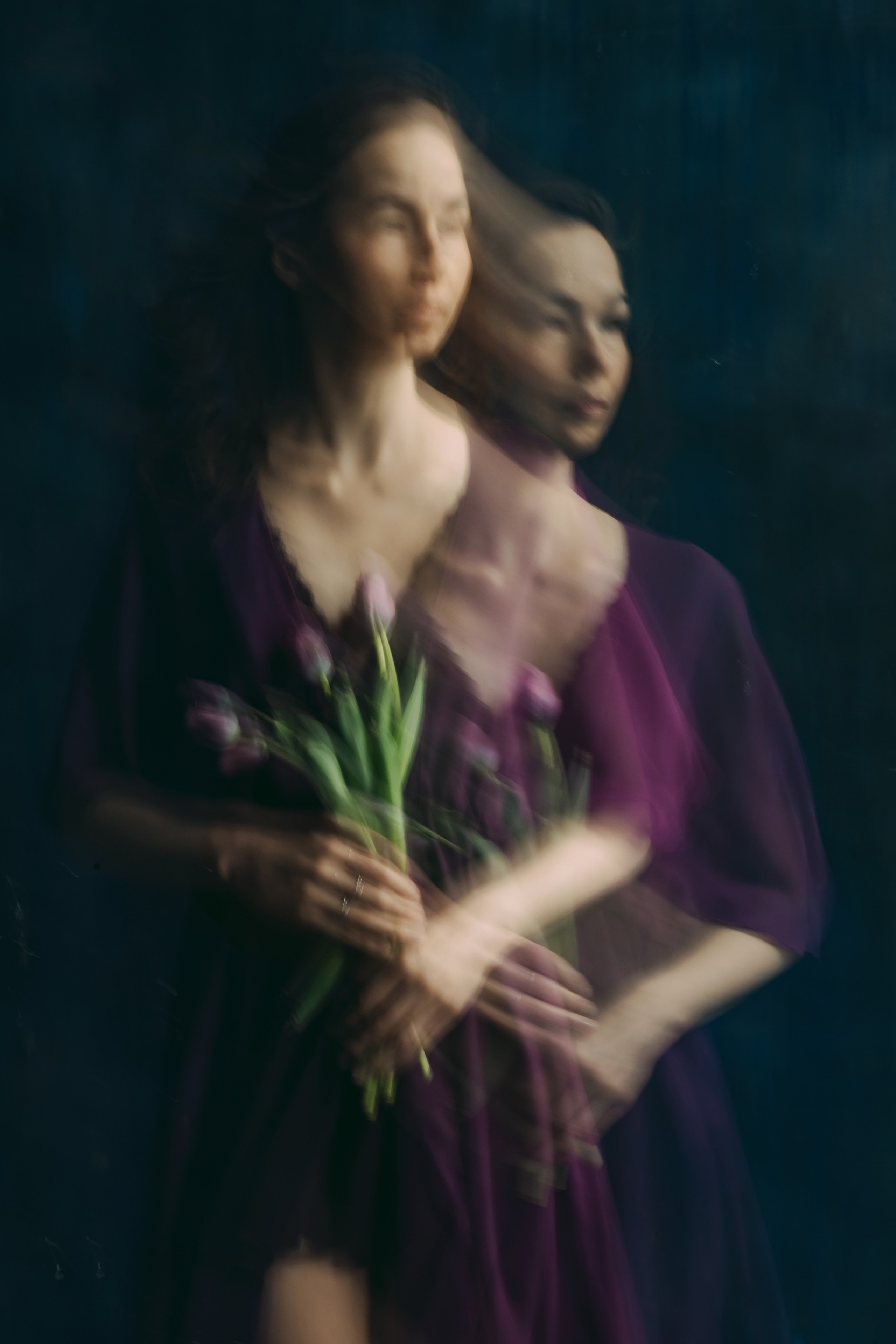 Художественный женский портрет в студии. Семейный и детский фотограф в Москве Анна Чертополох