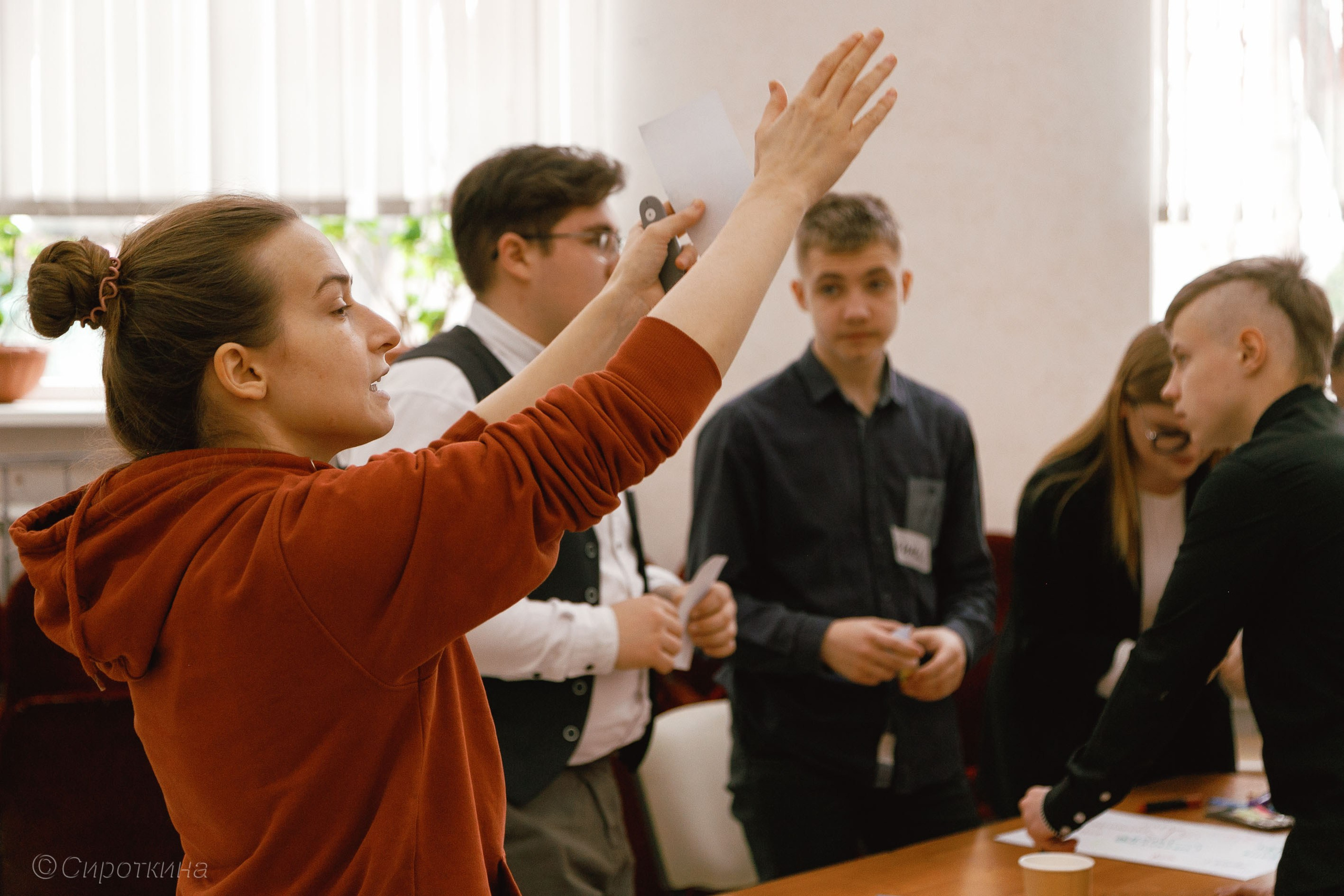 Встреча со школьниками города Починок