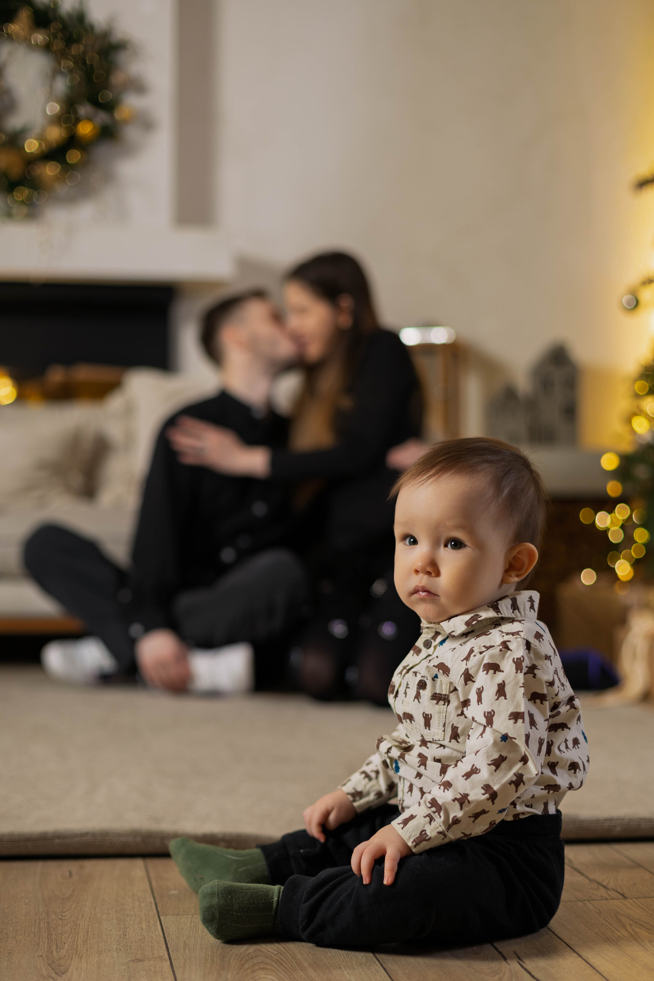 Миша и родители. Семейный фотограф Гульцовская Екатерина