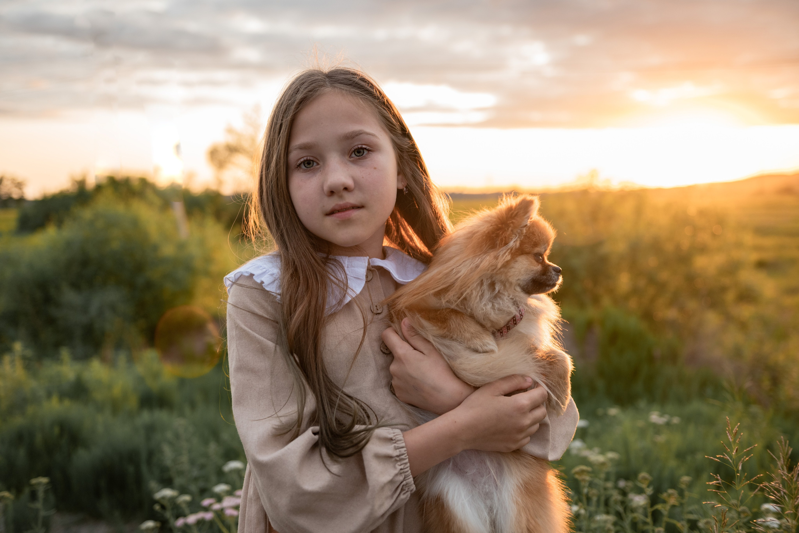 Фотопрогулка с собакой. Фотограф г. Москва