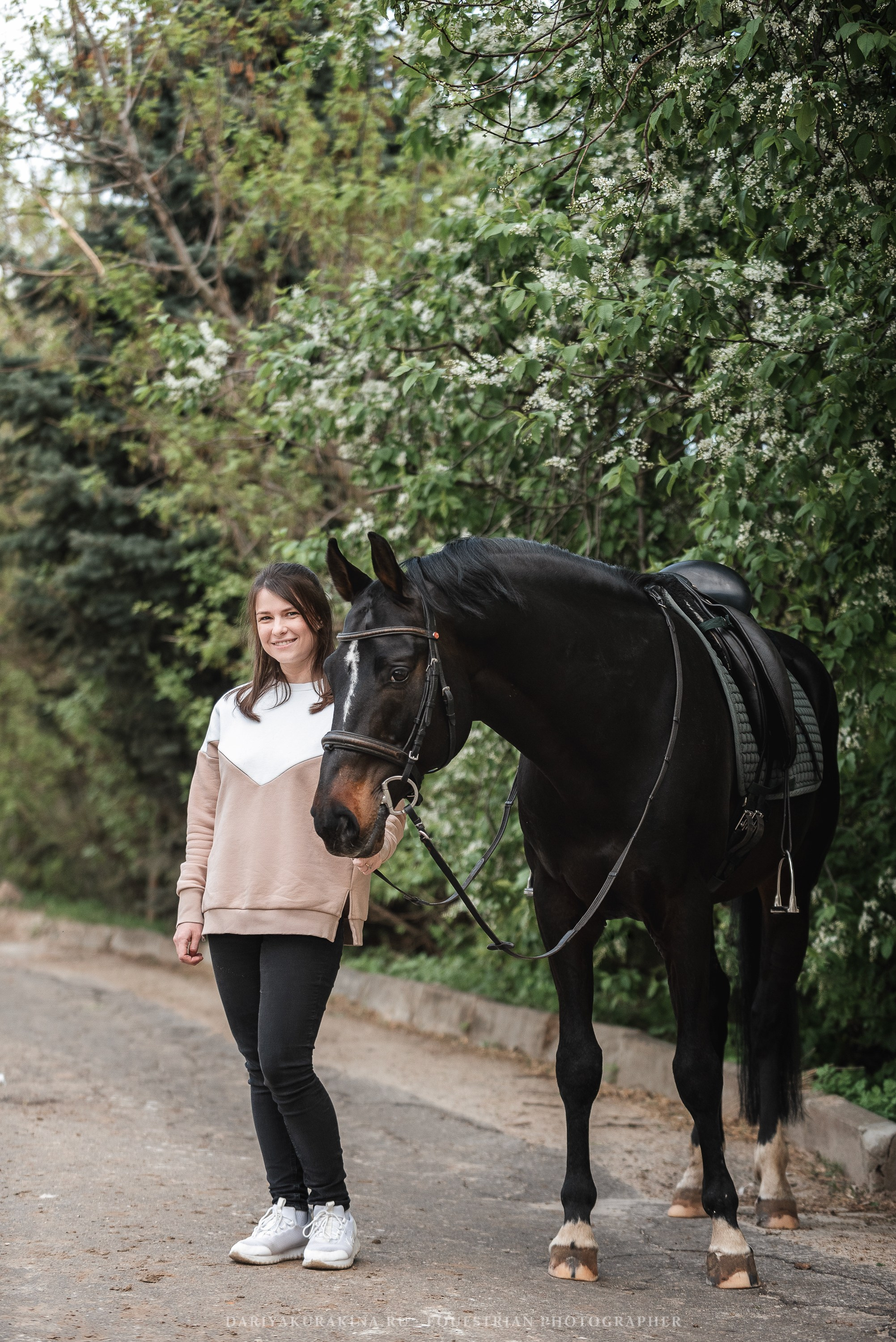 Ира, Боря и Ника с Кливом, HORSIO. Конный фотограф Куракина Дарья • Фотосессии с лошадьми