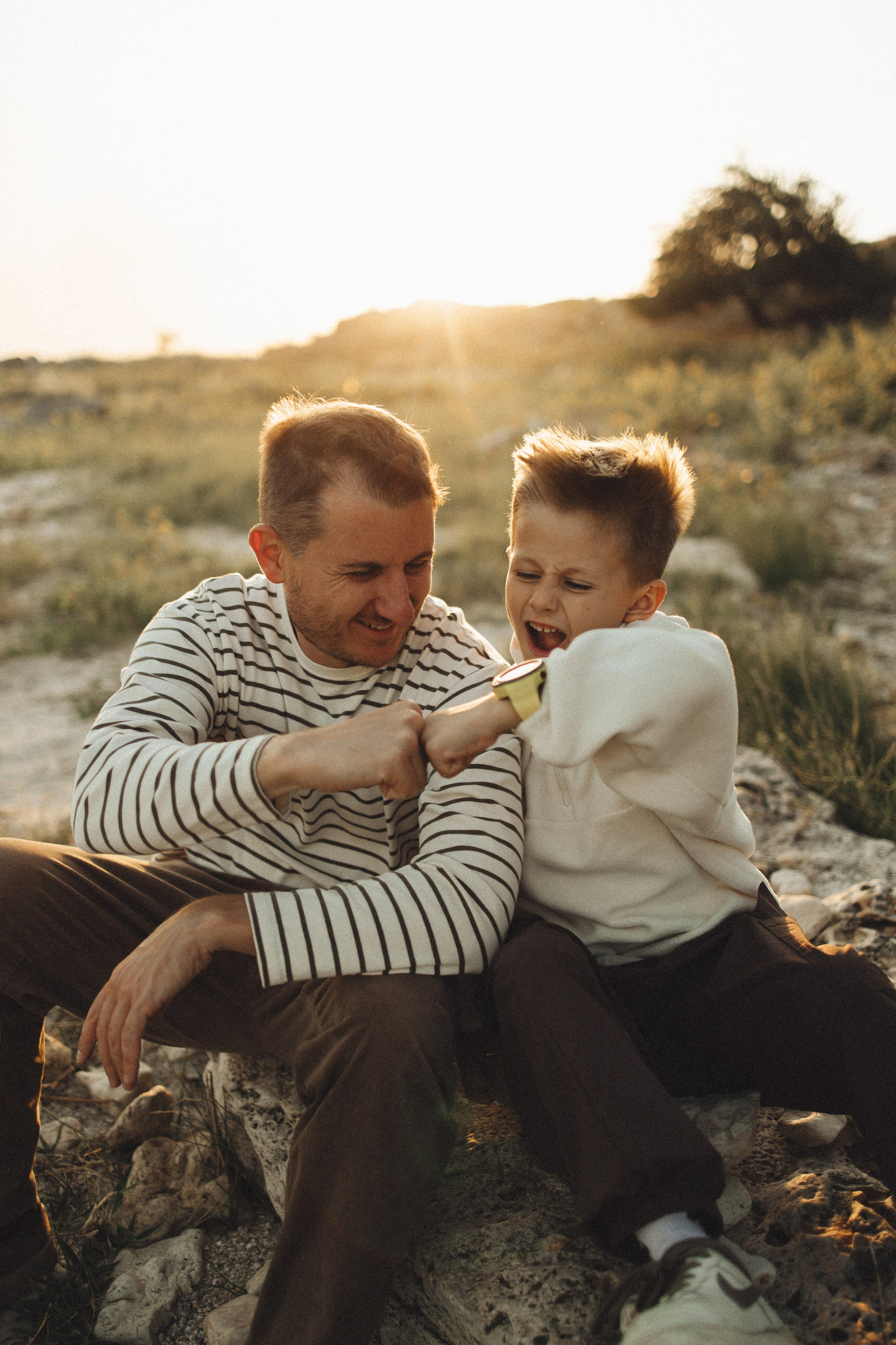 Семейная история, закат в Мержаново. Семейный и детский фотограф, таганрог, ростов-на-дону