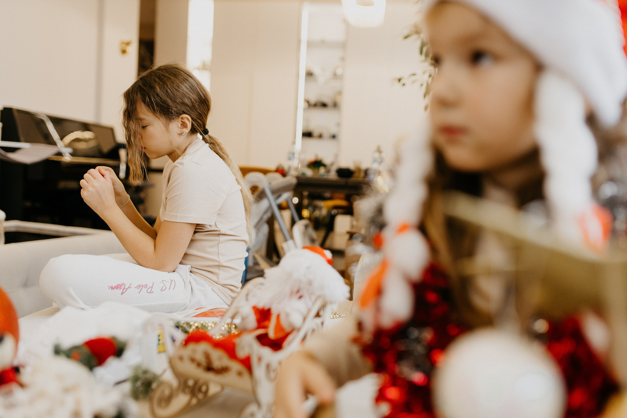 Домашняя предновогодняя история. Семейный фотограф Маша Тимофеева | Москва