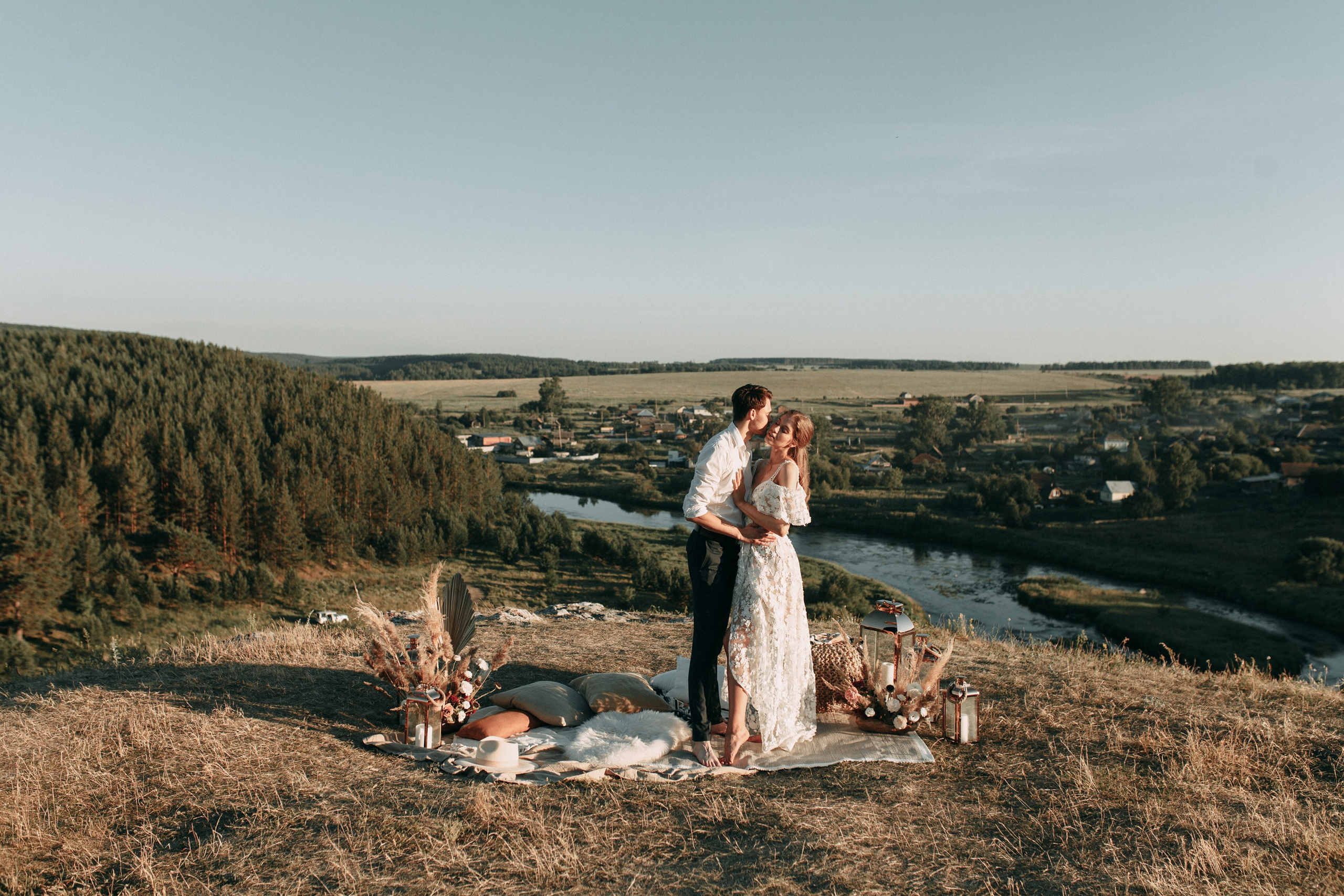 Свадьба на природе в стиле Бохо