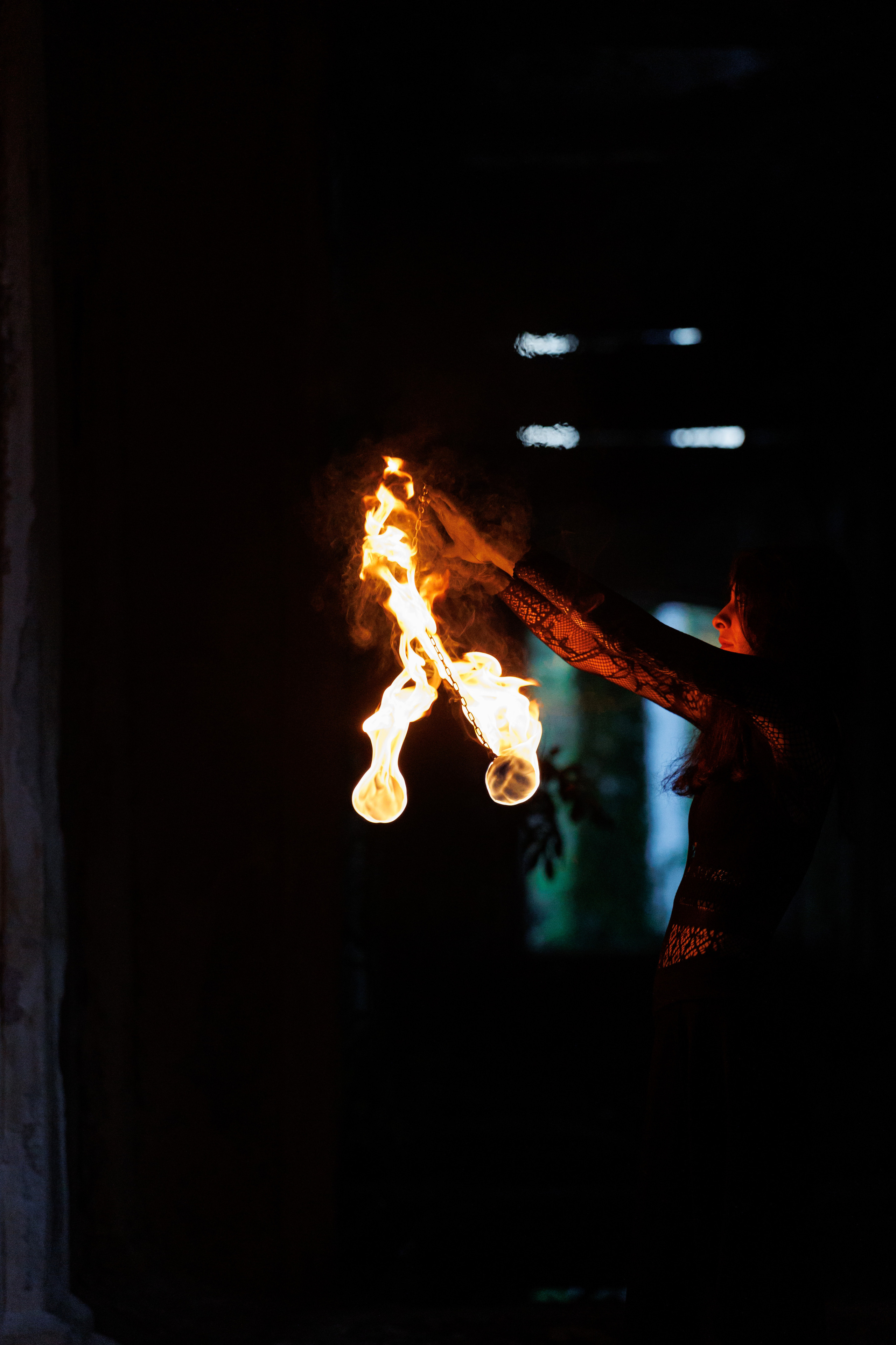 With fire. Photographer in Saint-Petersburg and Moscow Max Spector