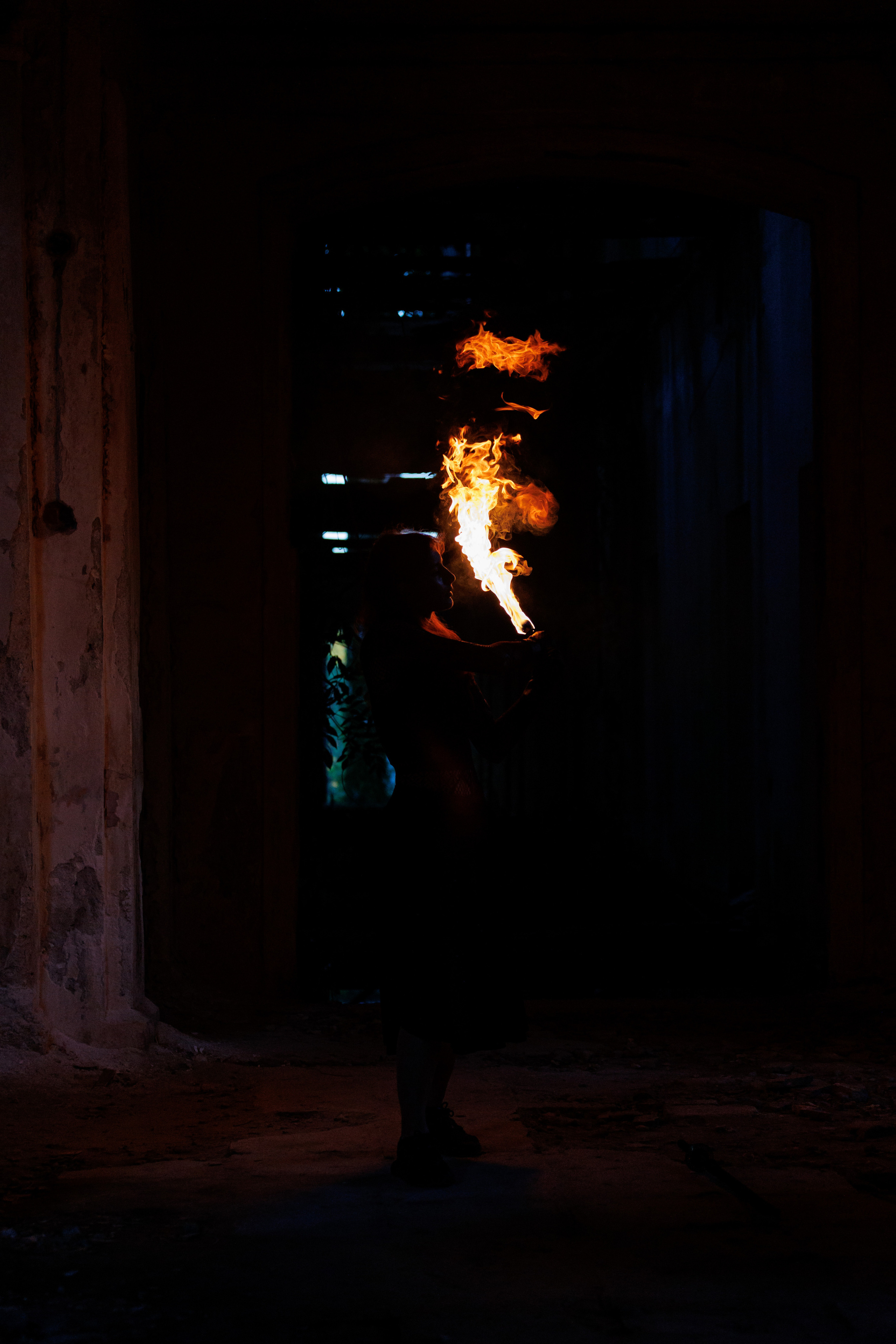 With fire. Photographer in Saint-Petersburg and Moscow Max Spector