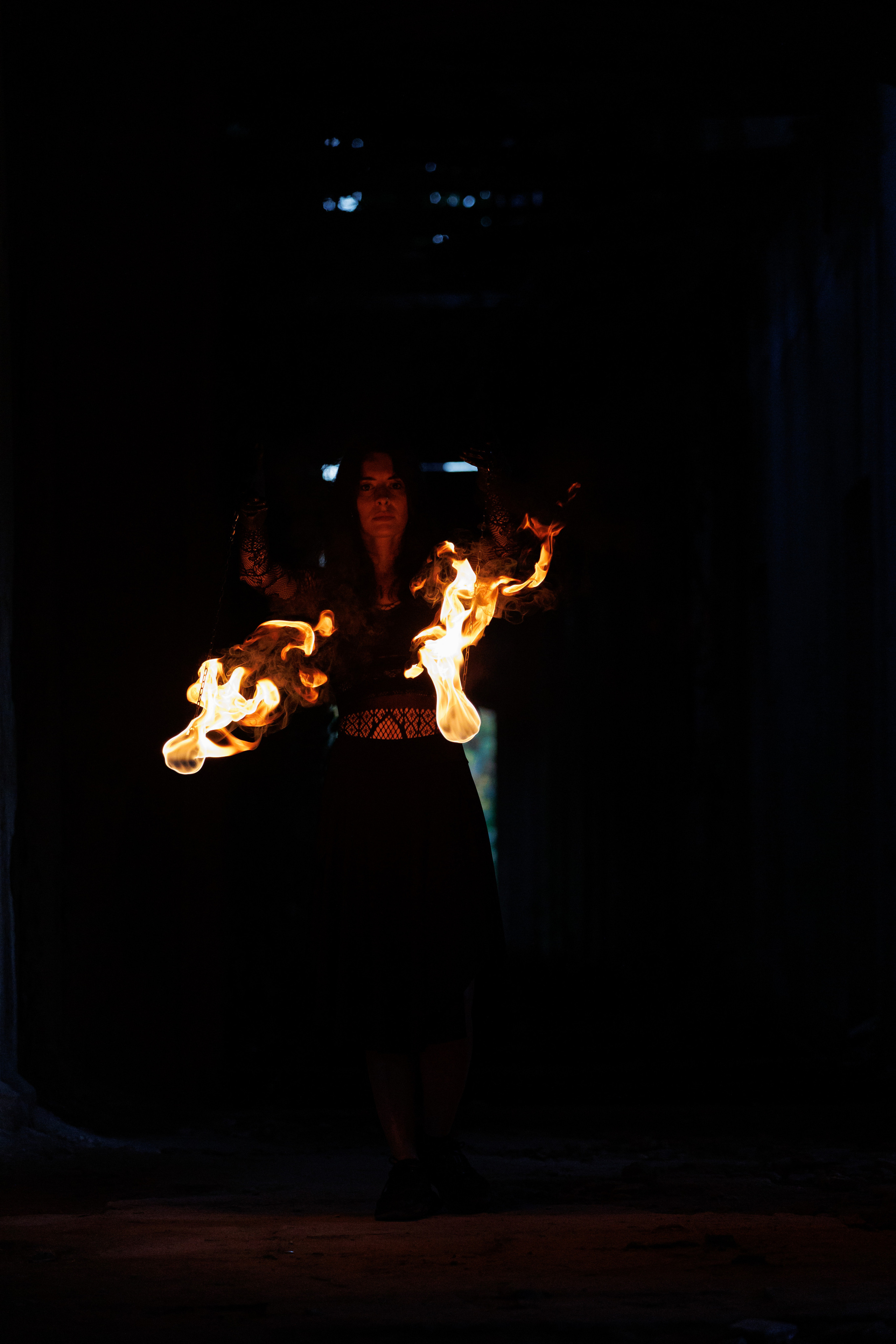 With fire. Photographer in Saint-Petersburg and Moscow Max Spector