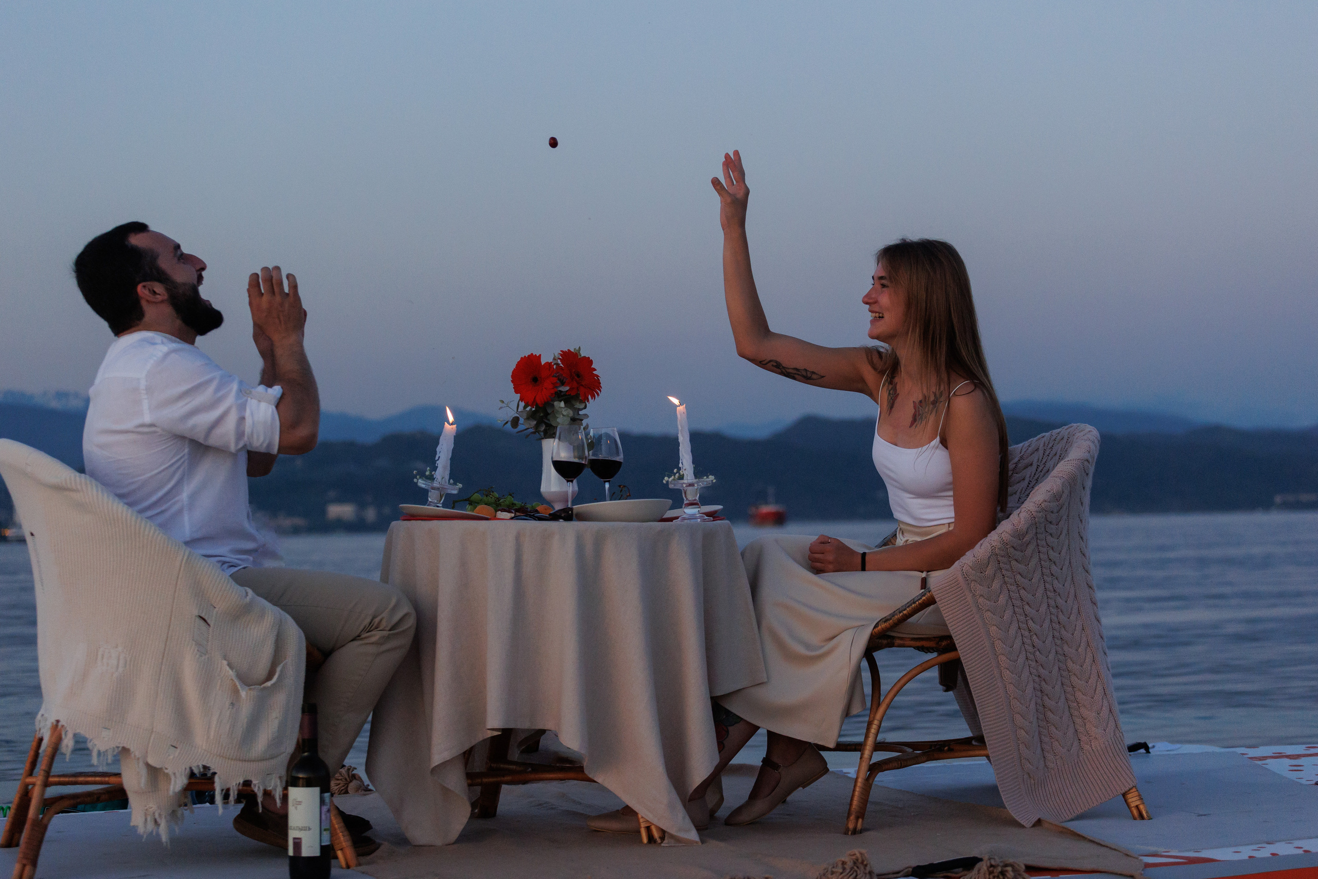 Романтическая съемка на воде. Фотограф в Санкт-Петербурге и Москве Макс Спектор