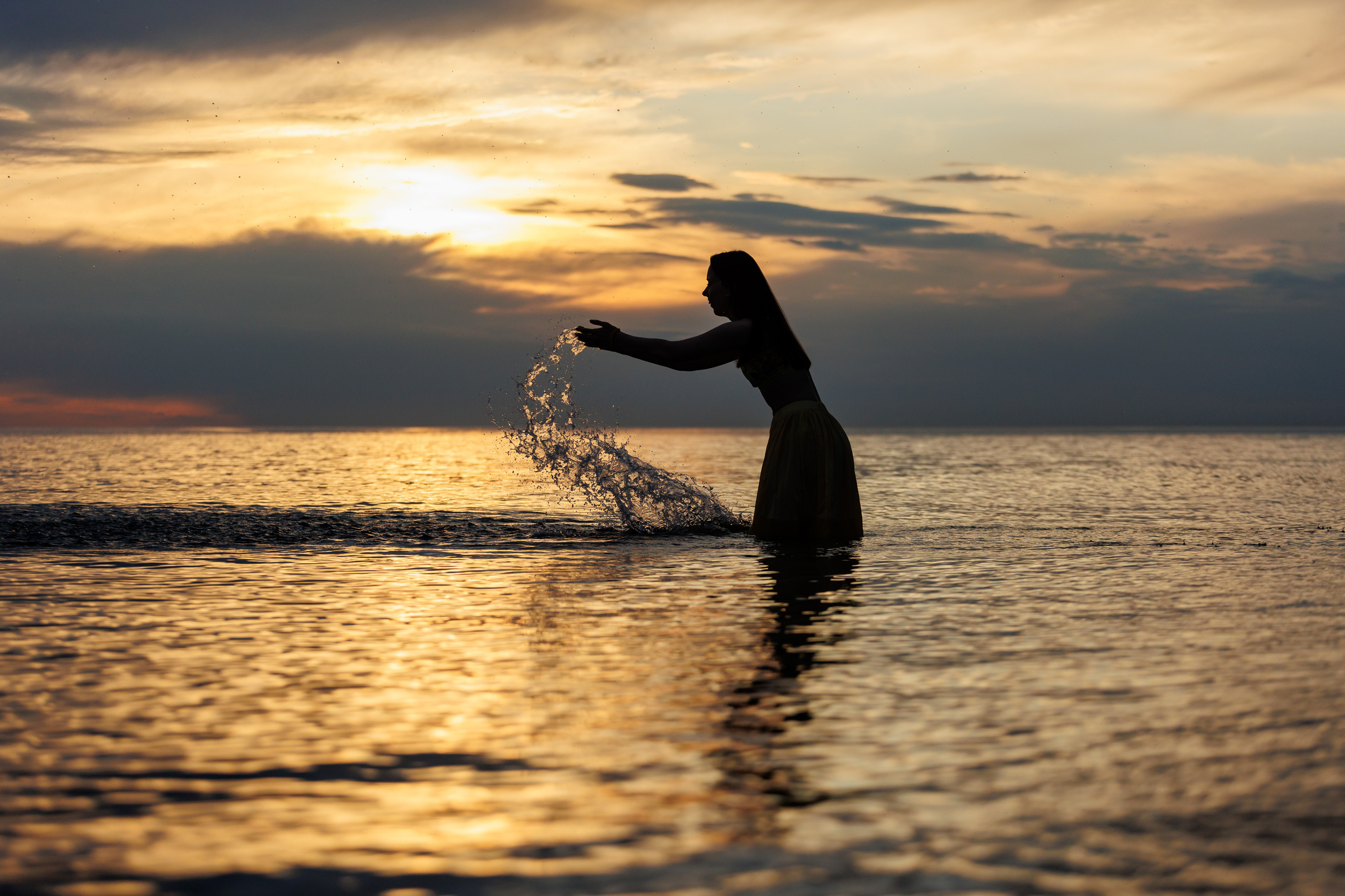 Sunset on the sea. Photographer in Saint-Petersburg and Moscow Max Spector