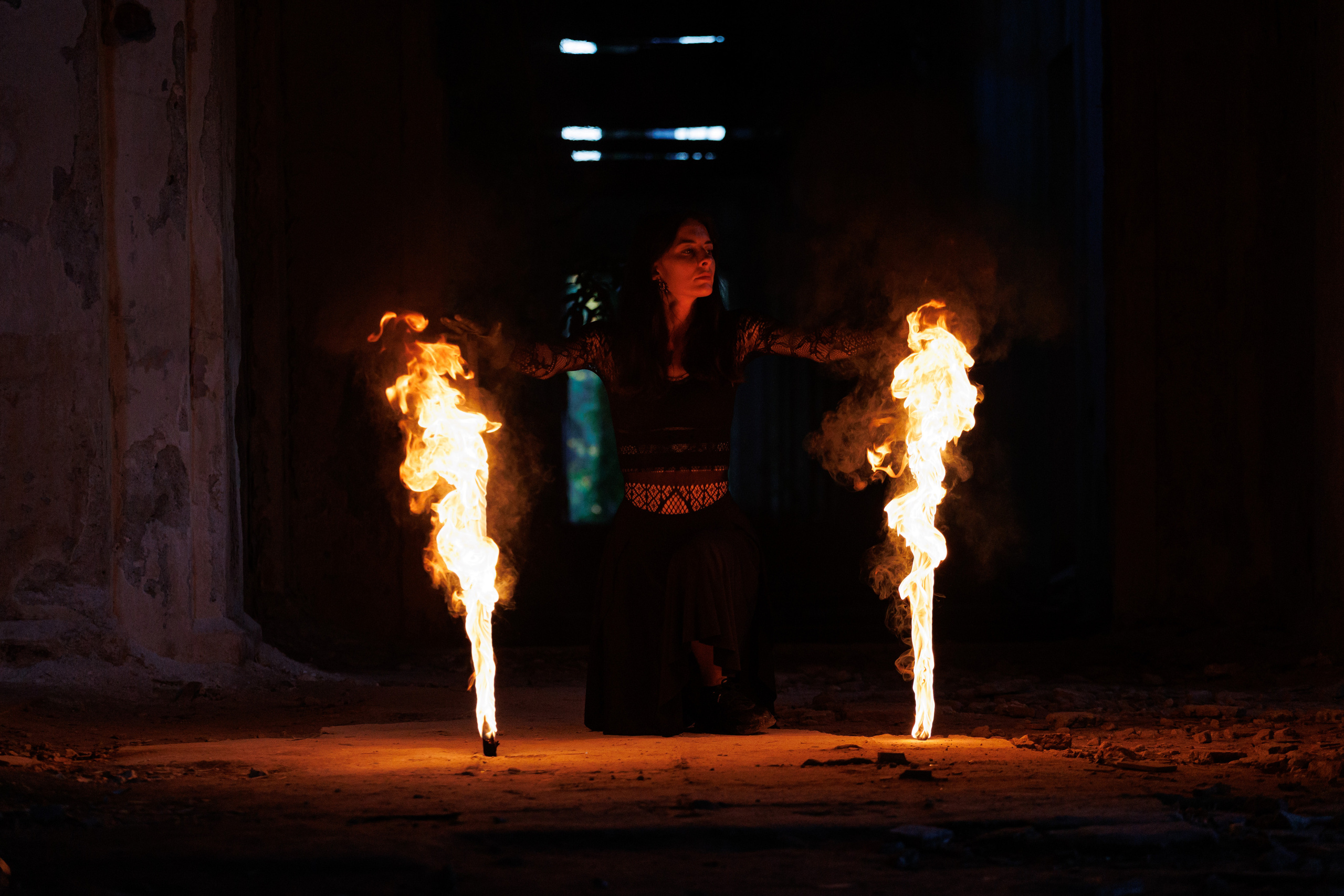 With fire. Photographer in Saint-Petersburg and Moscow Max Spector