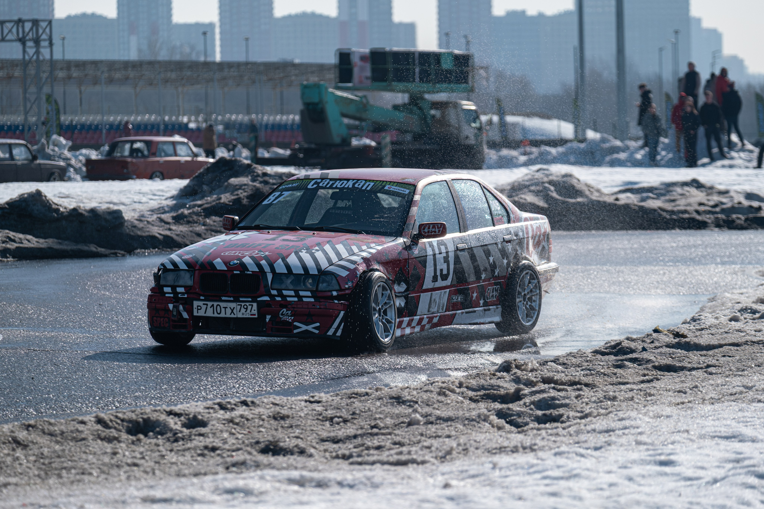 Спортивная автомобильная съемка. Malenkyia