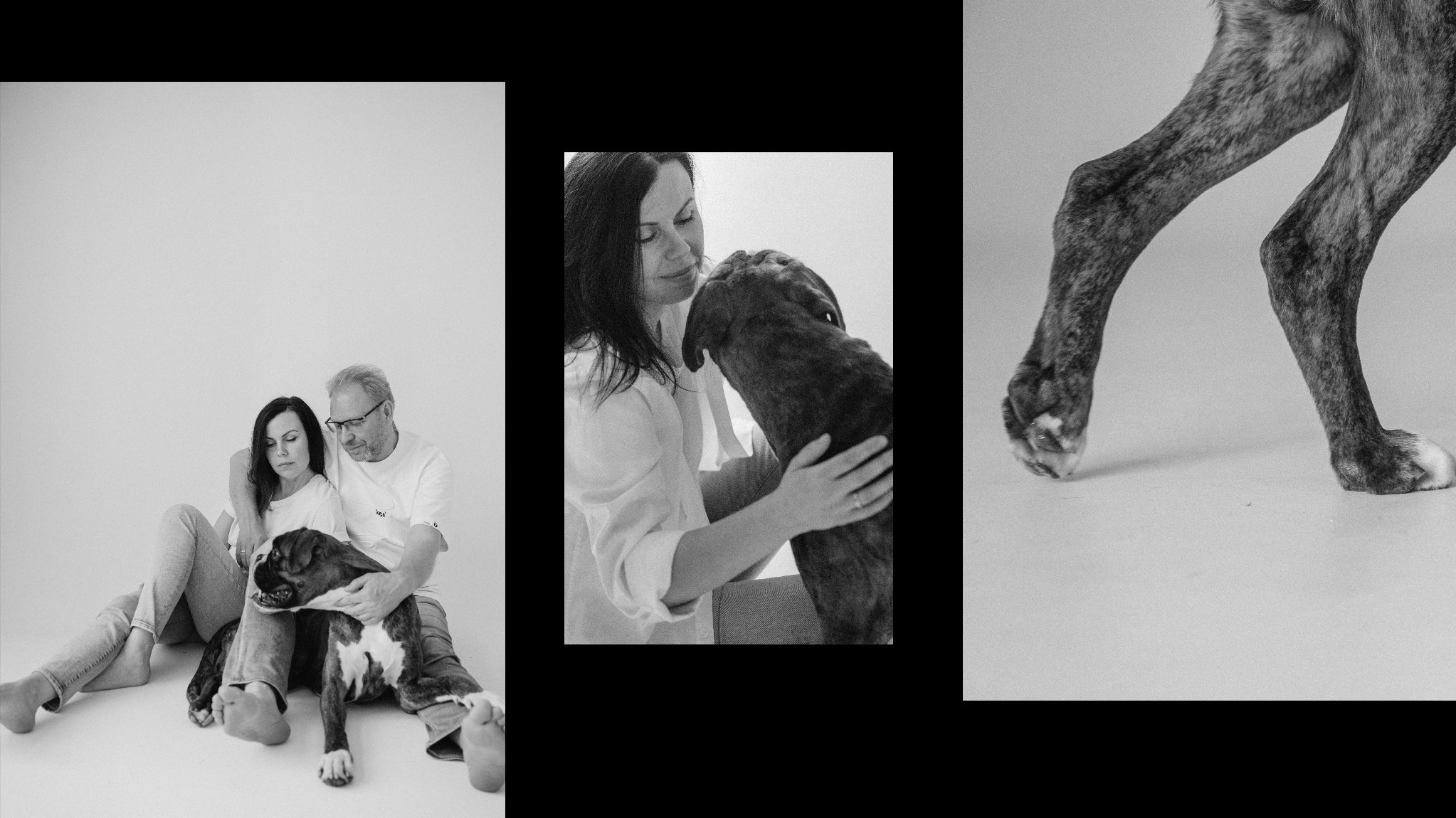 Анна, Максим и Марсель. Фотограф анималист в Москве и Санкт-Петербурге Свиридова Анна