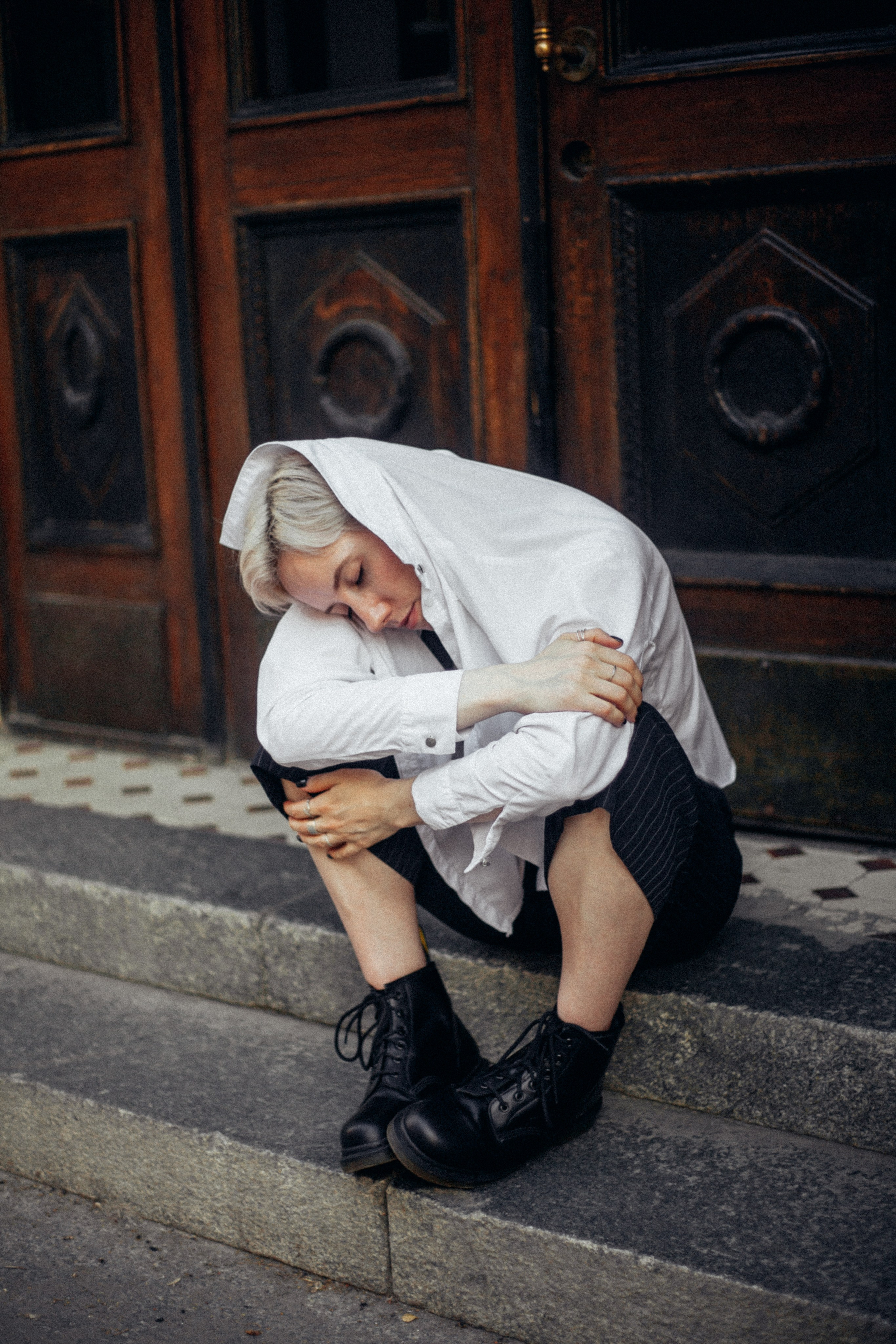 девушка в городе