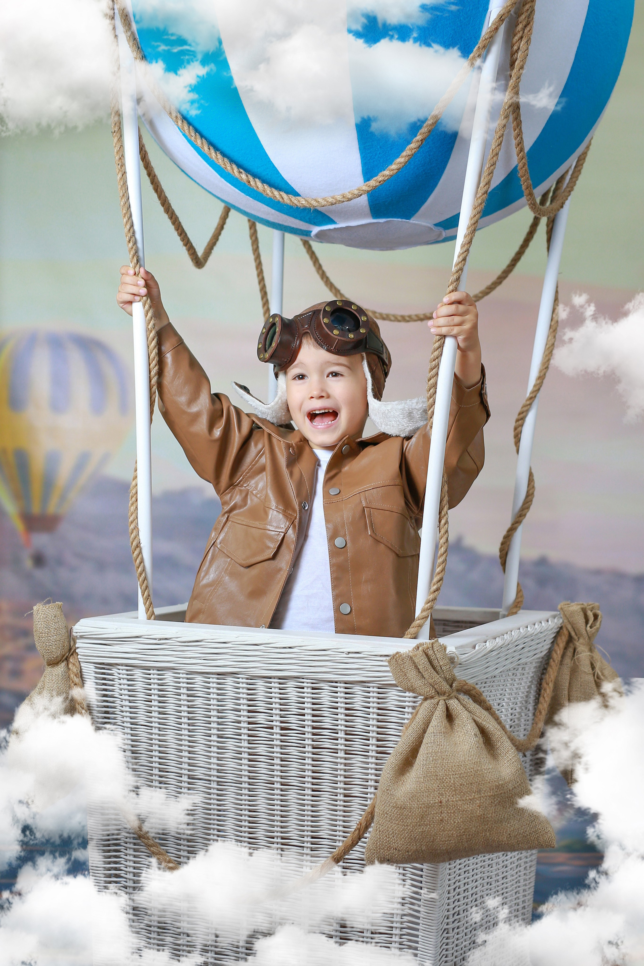 Фотосессия «На воздушном шаре» 2022. Фотограф в детский сад Елена Колчева Новокузнецк