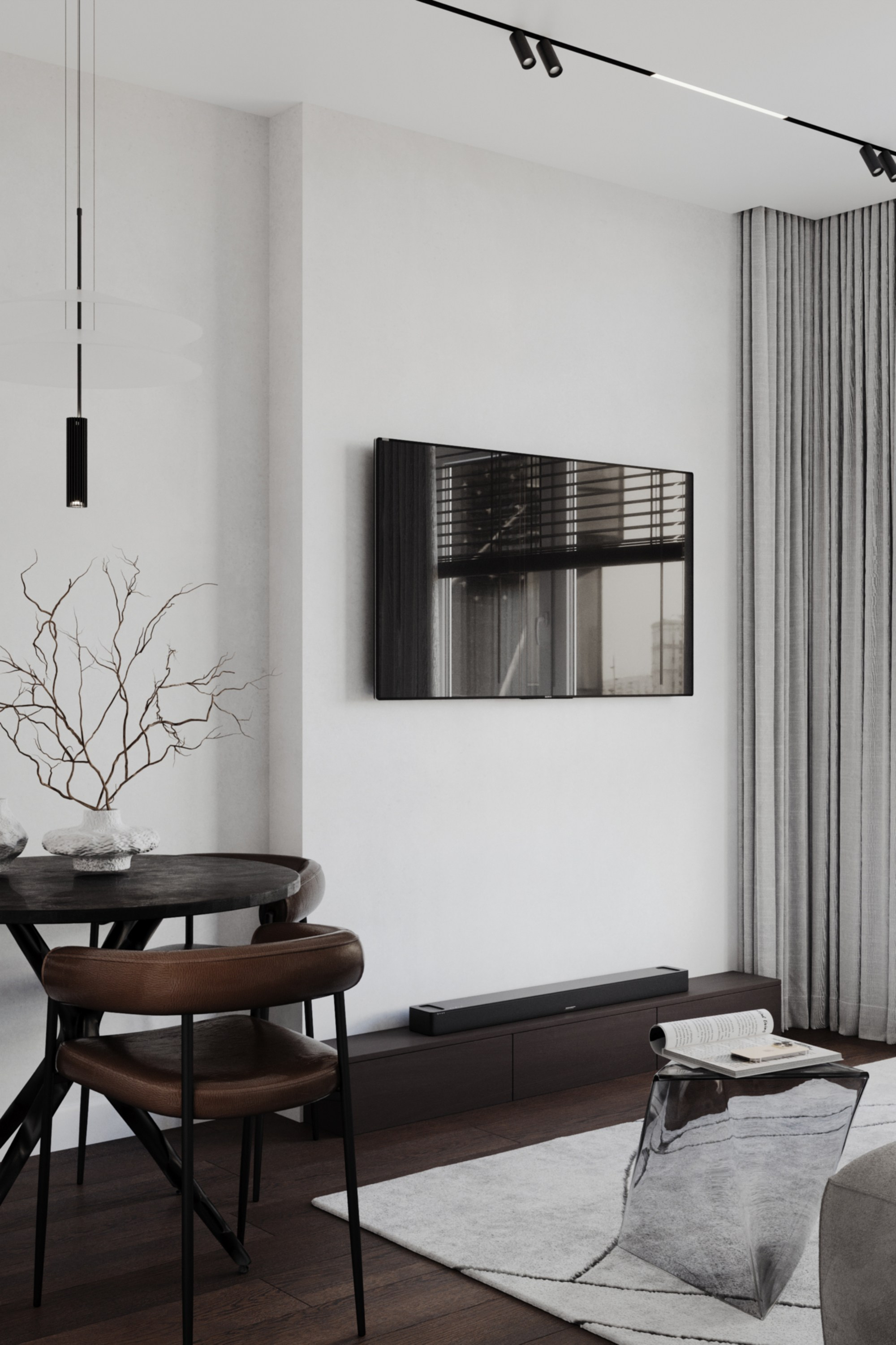 Гостиная. Stone Alina Интерьерная визуализация