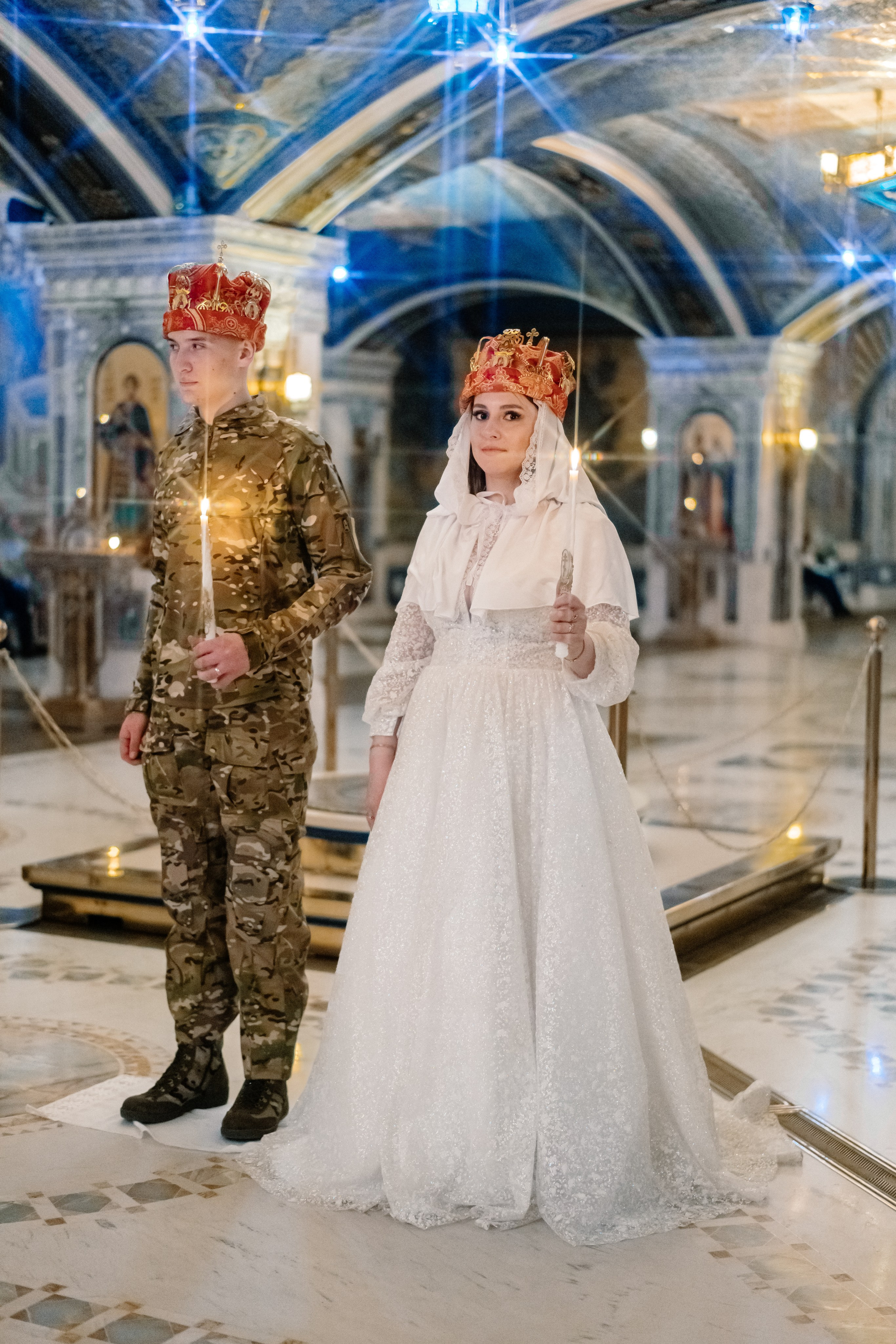Венчание в Главном храме вооруженных сил (Патриот). Семейный фотограф Одинцово Москва Наталия Черенкова