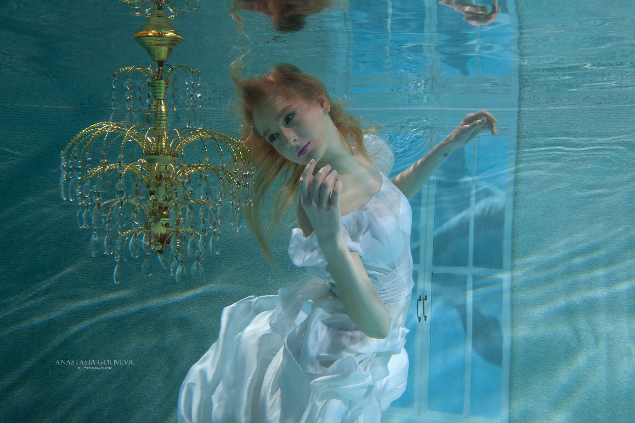 Фотосессия под водой. Фотограф в Москве Лаврова Анастасия