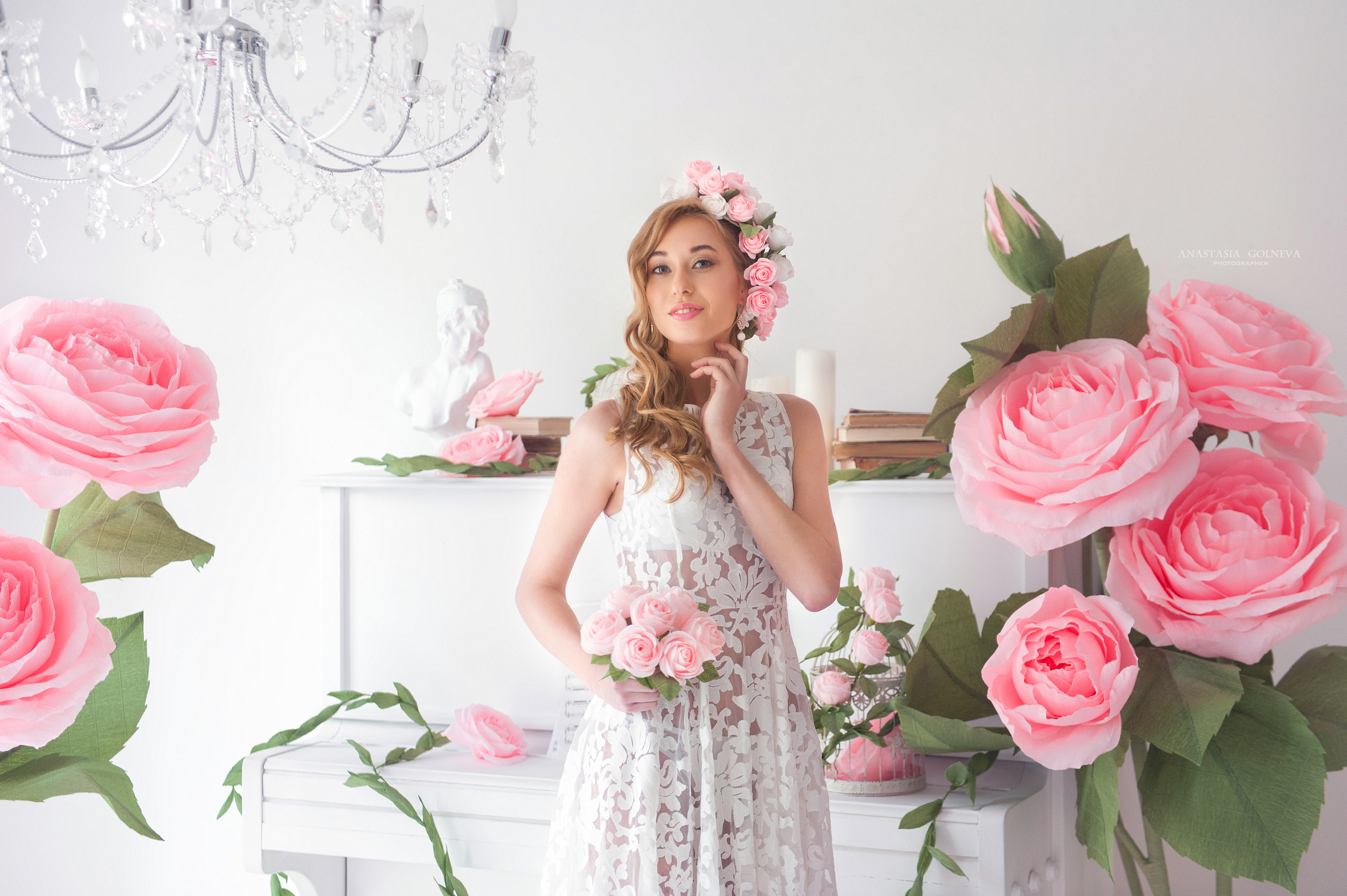 Фотосессия с цветами. Фотограф в Москве Лаврова Анастасия