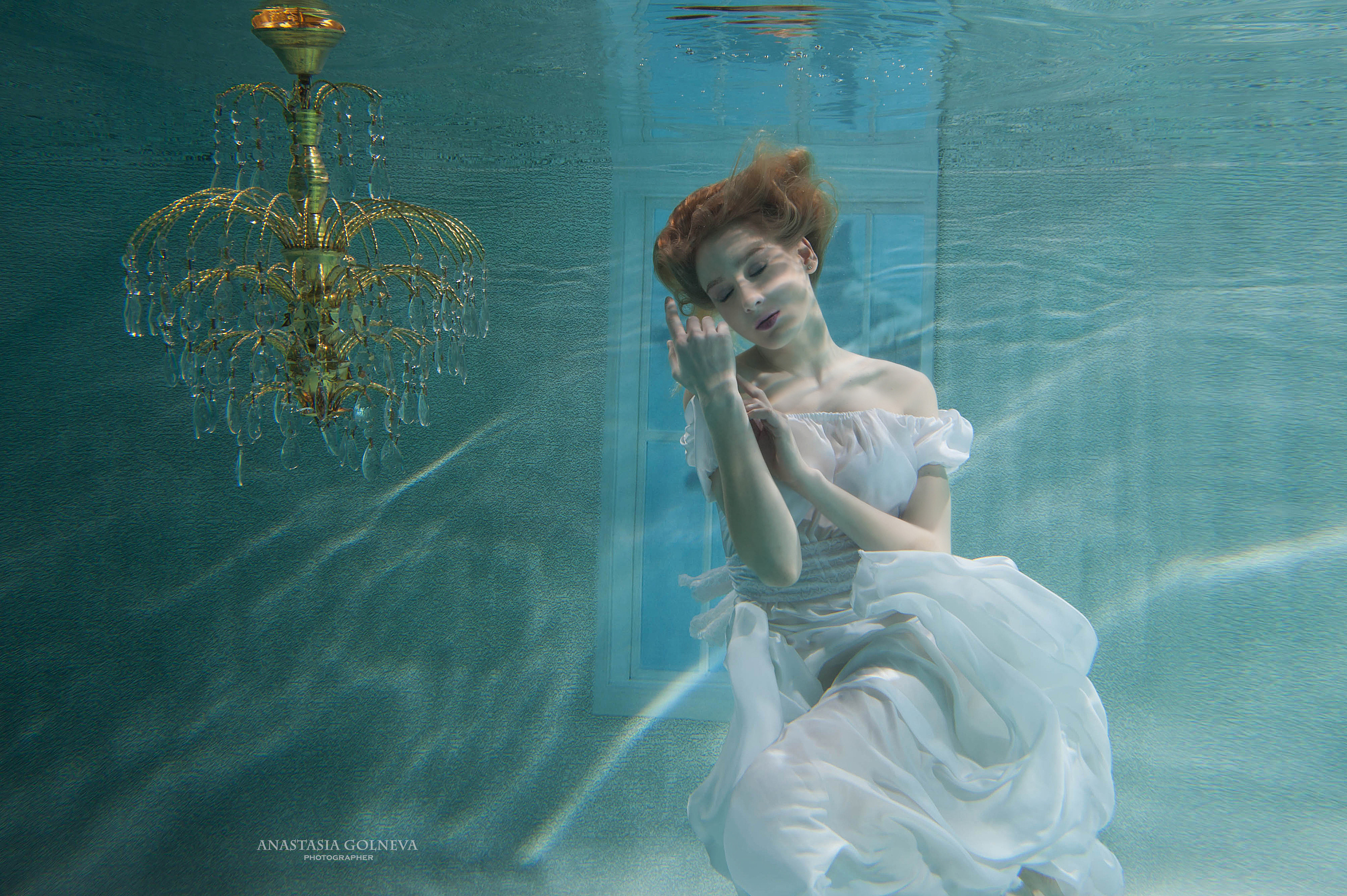 Фотосессия под водой. Фотограф в Москве Лаврова Анастасия