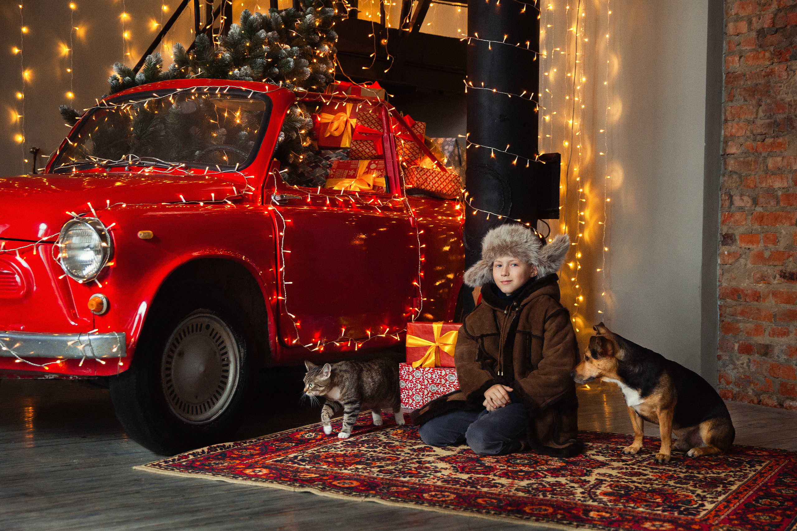 Новогодняя фотосессия в Москве. Фотограф в Москве Лаврова Анастасия