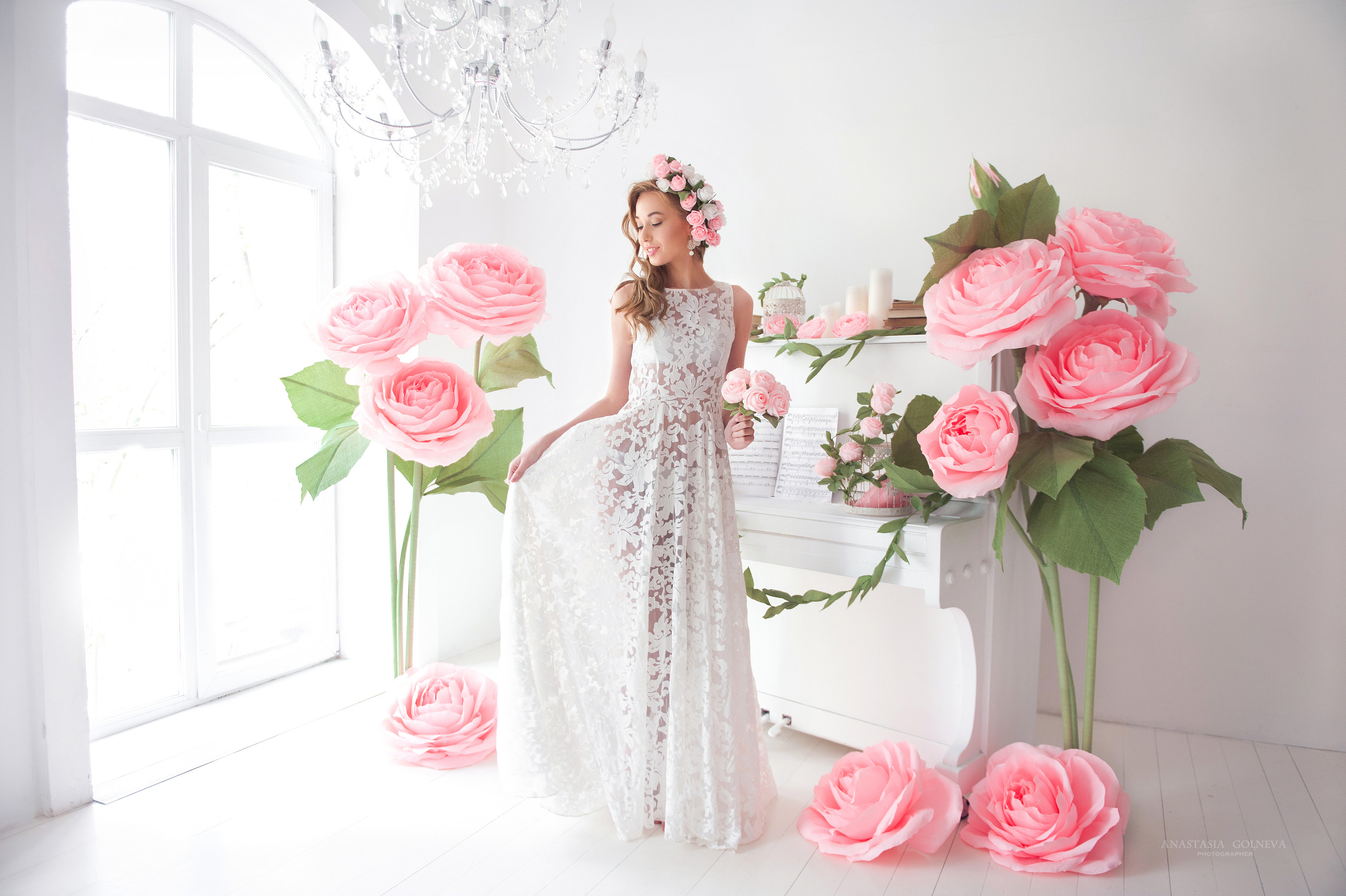 Фотосессия с цветами. Фотограф в Москве Лаврова Анастасия