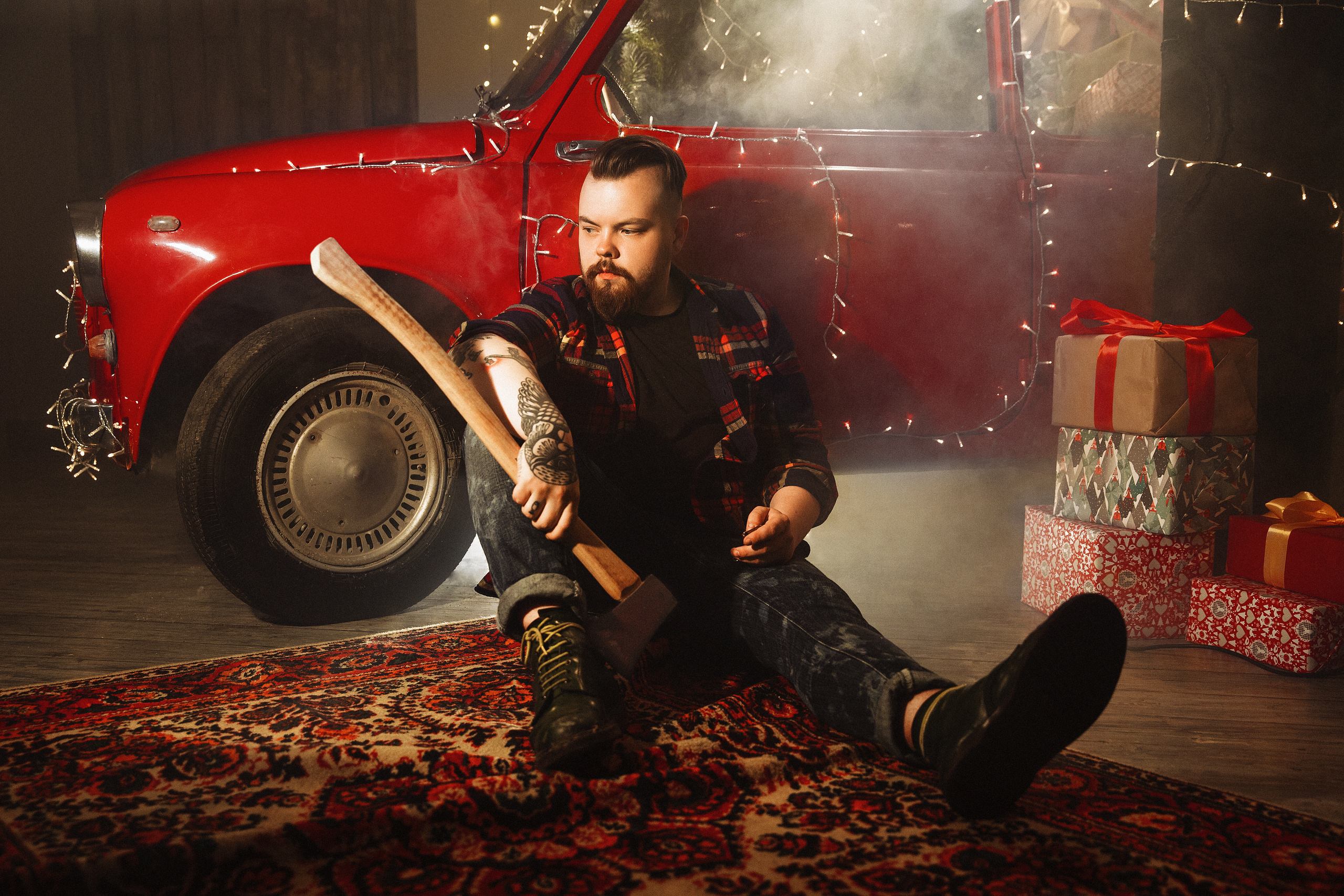 Новогодняя фотосессия в Москве. Фотограф в Москве Лаврова Анастасия