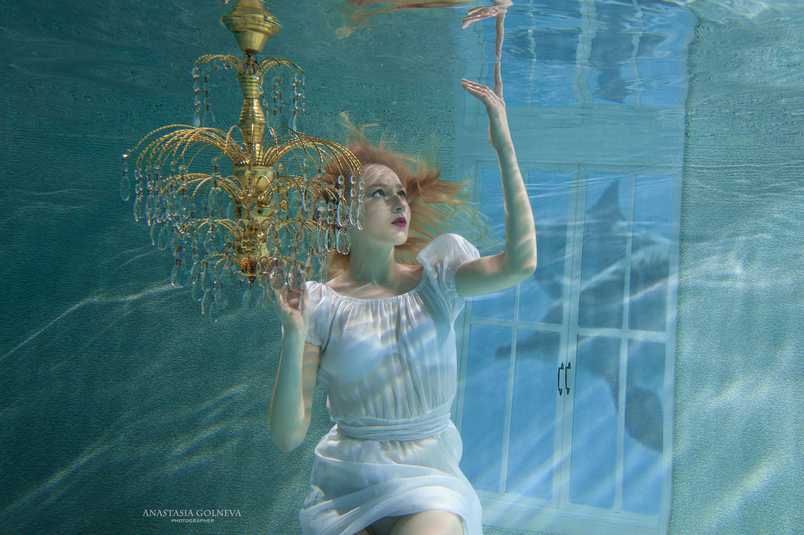 Фотосессия под водой. Фотограф в Москве Лаврова Анастасия